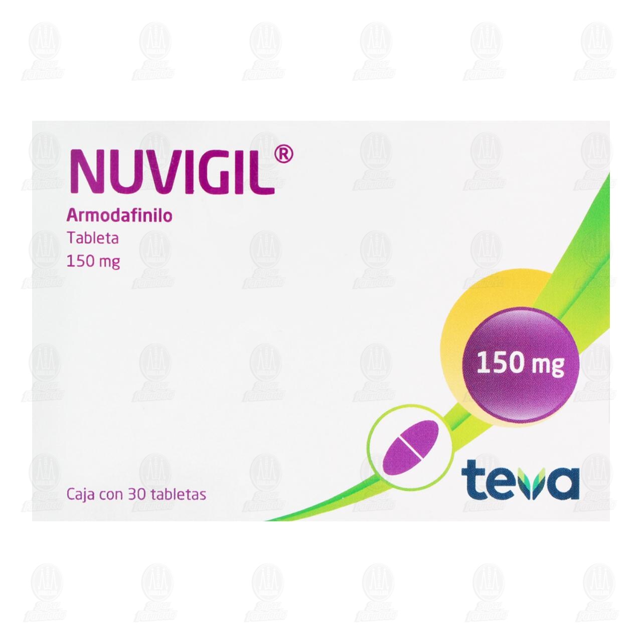 Nuvigil 150 mg, 30 Tabletas. image number 1