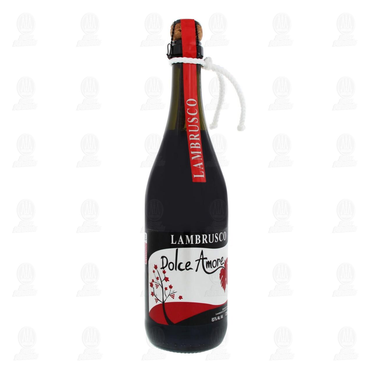Vino Tinto Lambrusco Dolce Amore Espumoso, 750 ml.