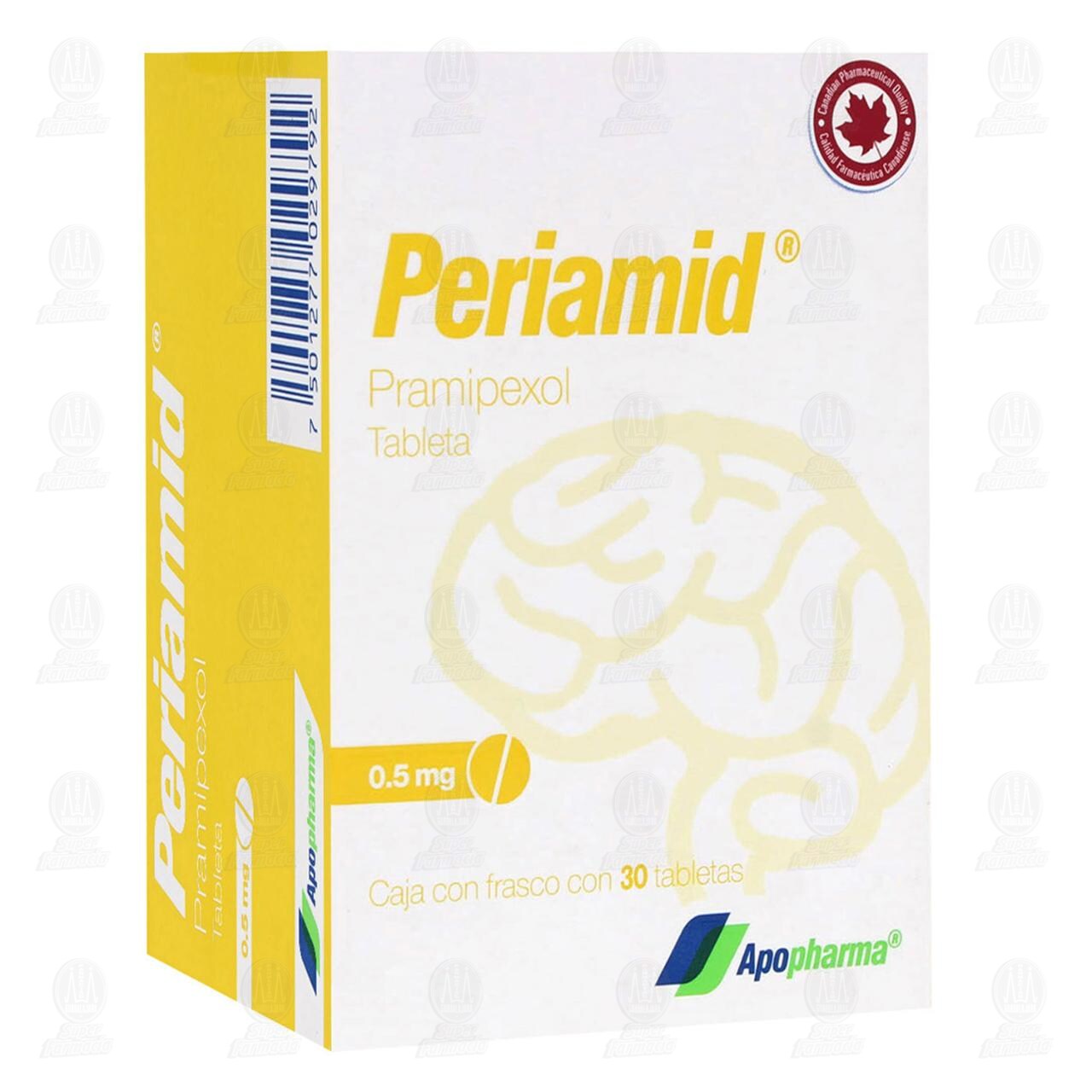 Periamid 0.5 mg, 30 Tabletas. image number 0