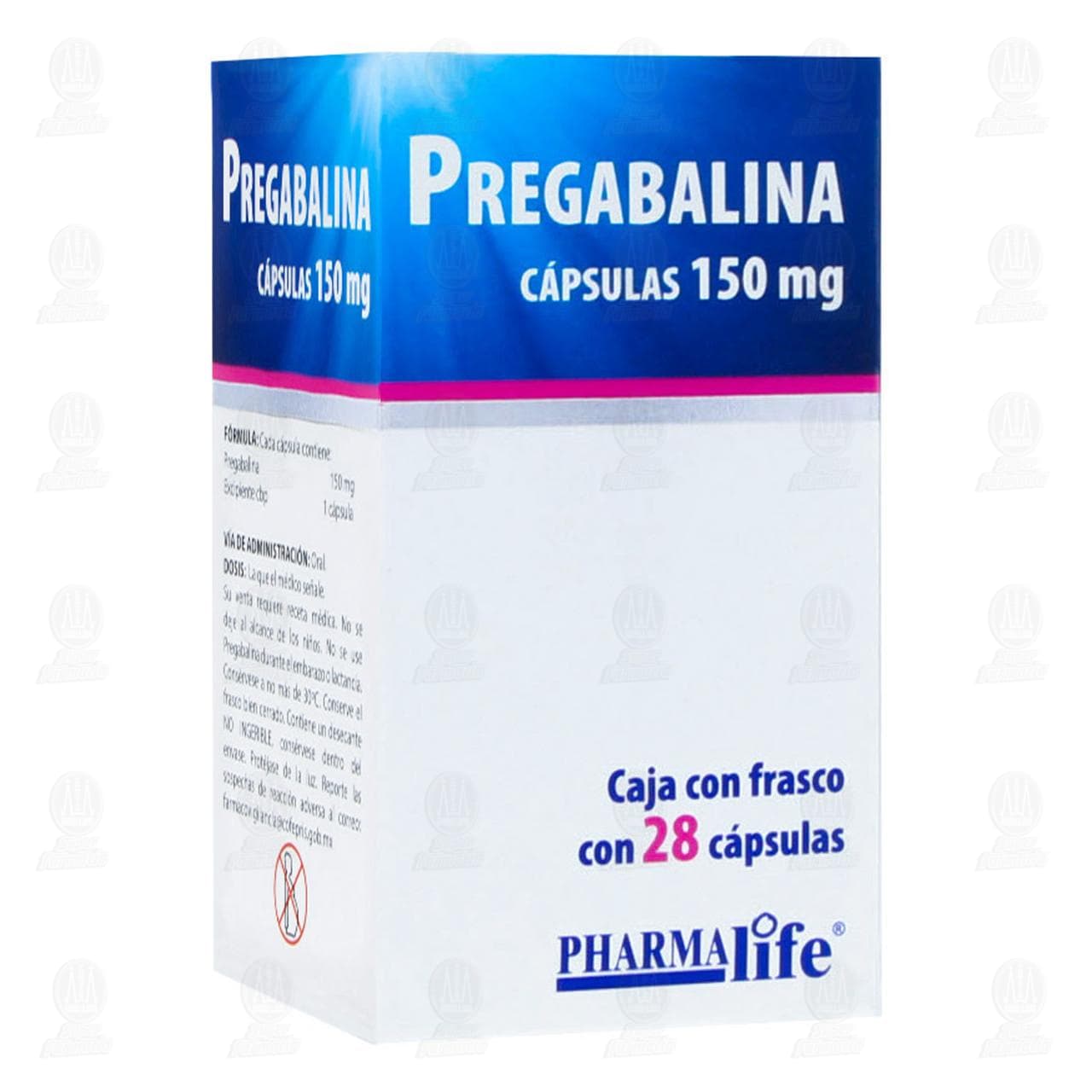 Pregabalina 150 mg, 28 Cápsulas Pharmalife.