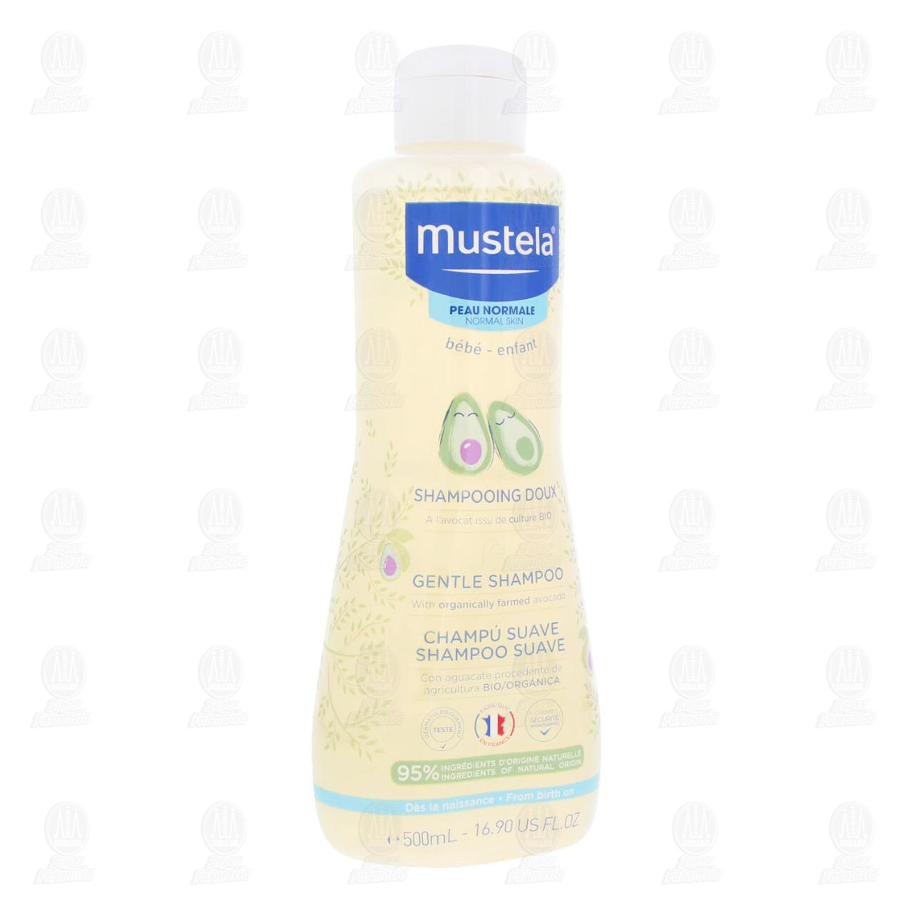 Mustela Shampoo Suave, 500 ml.