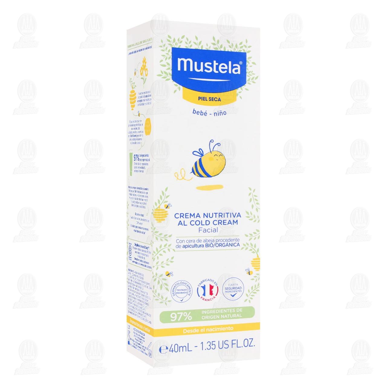 Mustela Crema Facial Nutritiva Cold Cream, 40 ml.