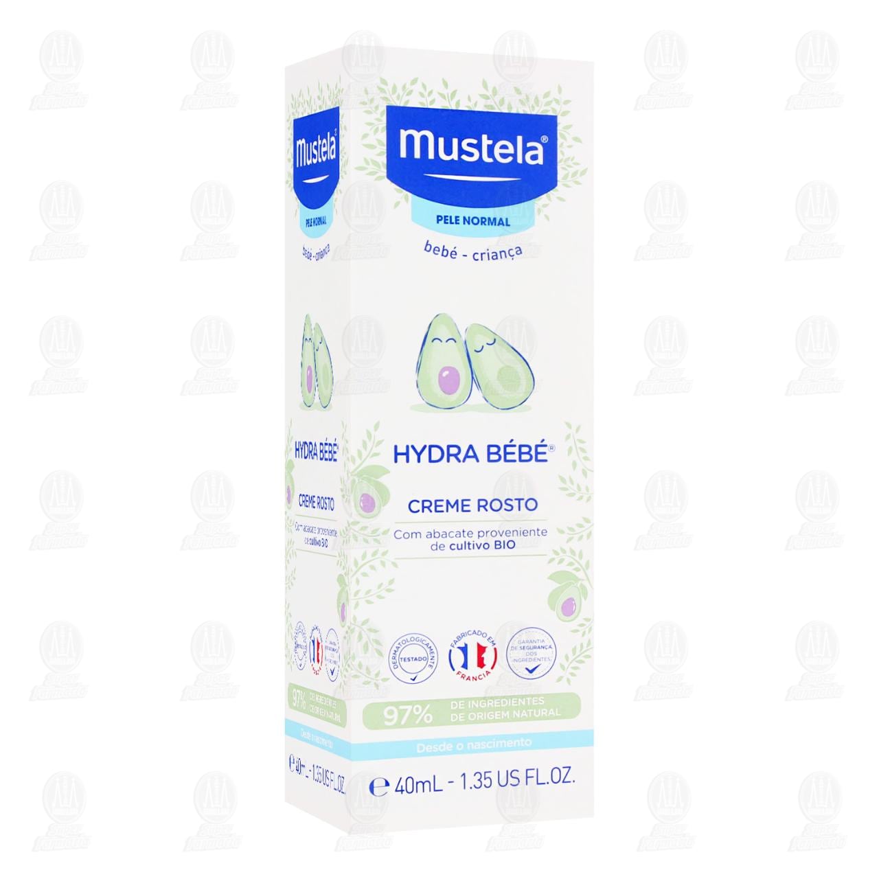 Crema Facial Mustela Hydra Bébé Piel Normal, 40 ml.