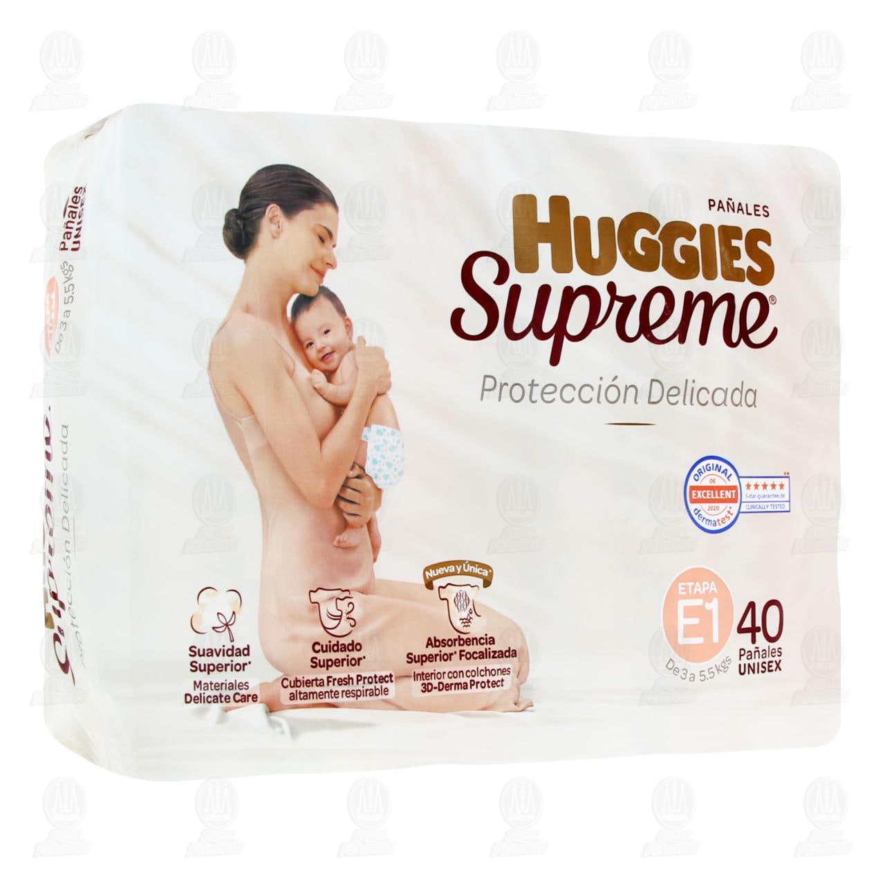 Pañales Huggies Supreme Recien Nacido 40 Piezas