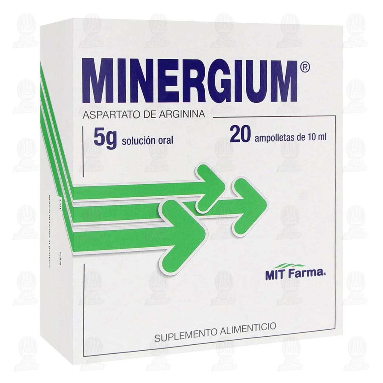 Minergium 5 gr Soluci&oacute;n Oral, 20 Ampolletas 10 ml. image number 0