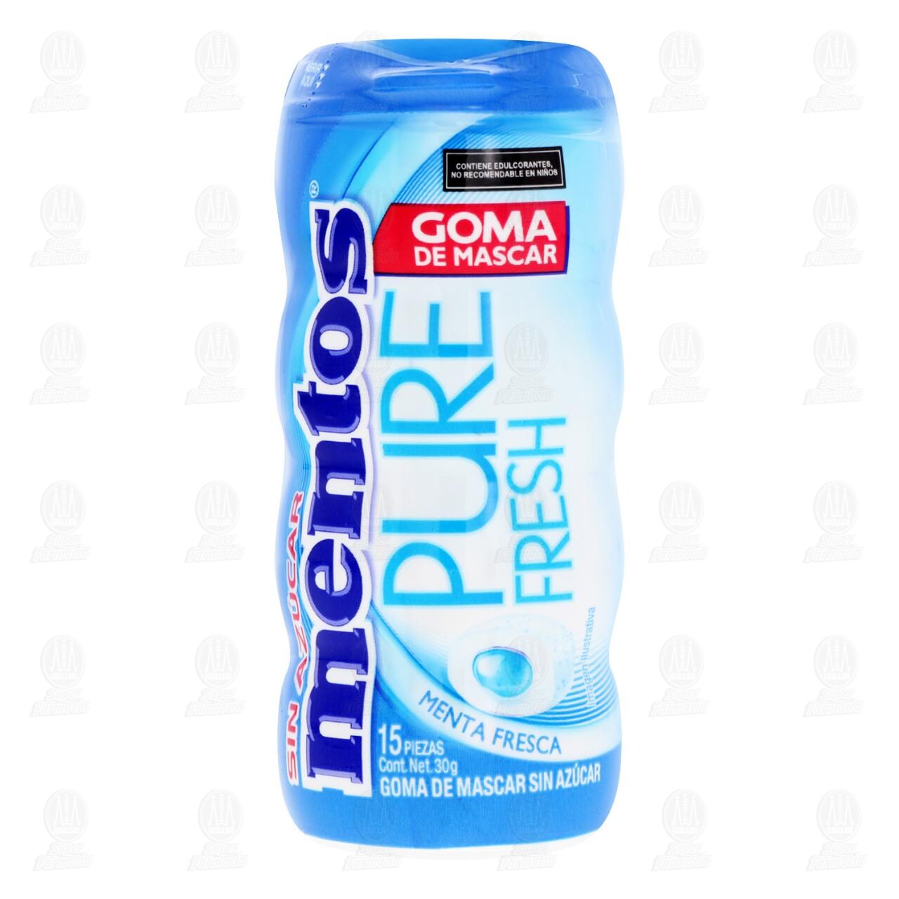Goma de Mascar Mentos Pure Fresh Menta Fresca, 30 gr. image number 0