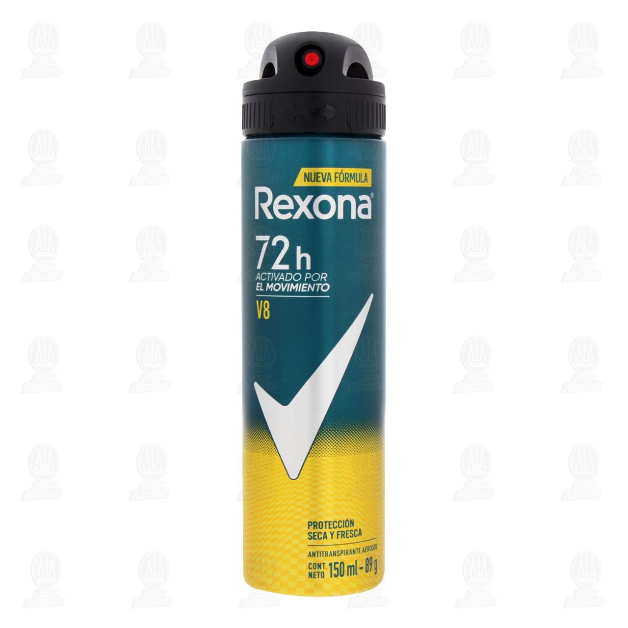 Antitranspirante Rexona V8 en Aerosol, 150 ml. image number 1