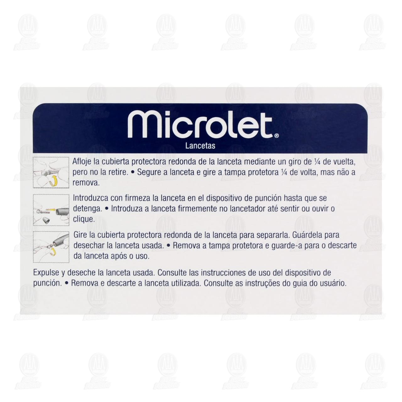 Microlet Lancetas, 100 pzas. image number 2