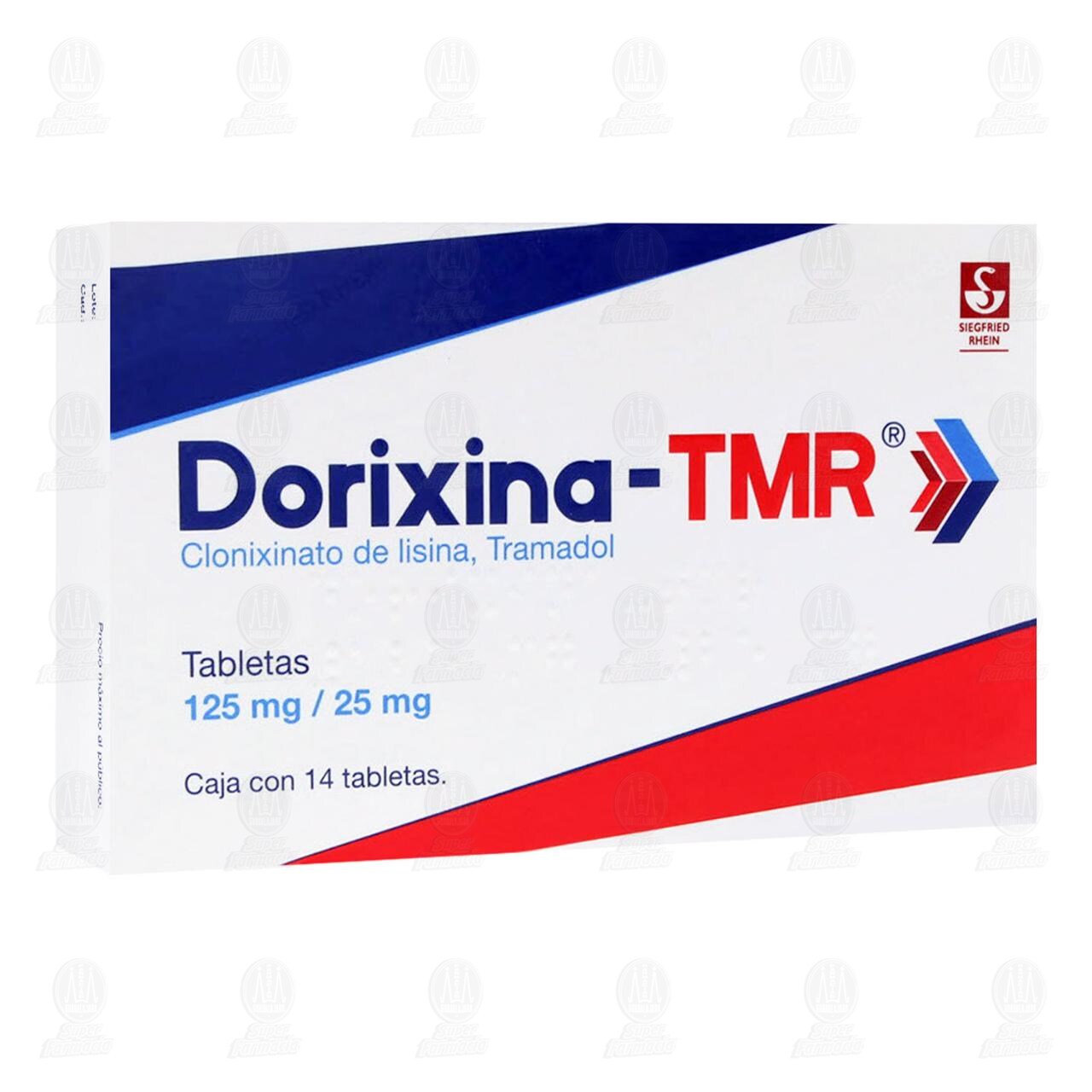 Dorixina-TMR 125mg/25mg, 14 Tabletas. image number 0