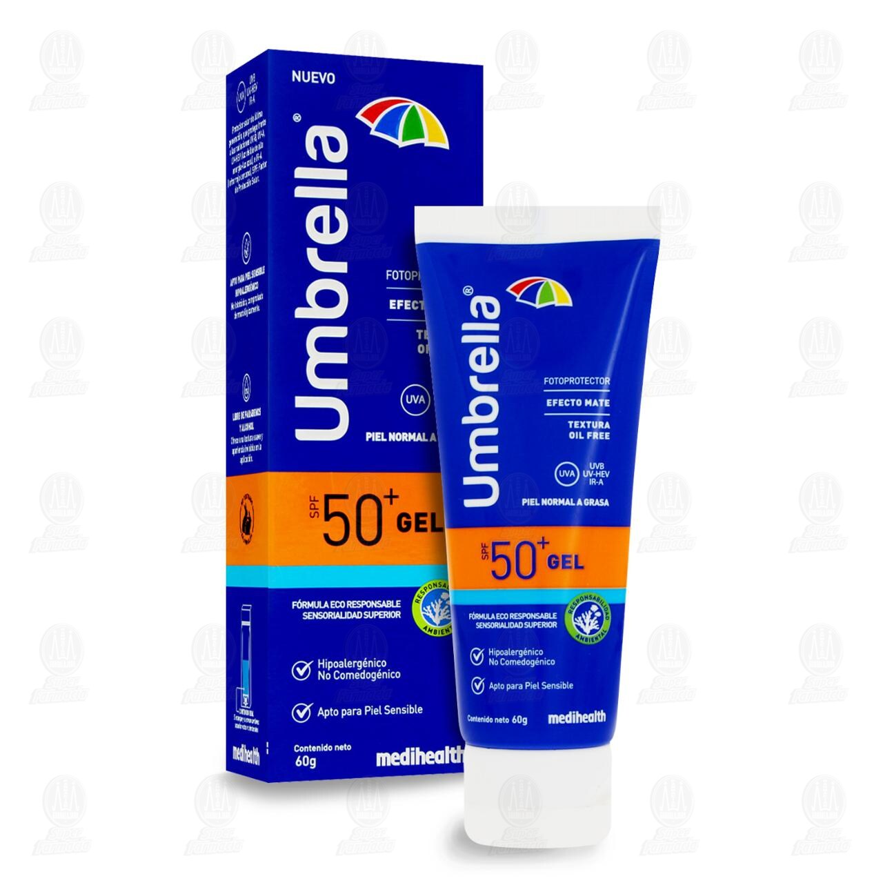 Umbrella Gel Efecto Mate FPS 50+, 60 gr. image number 2