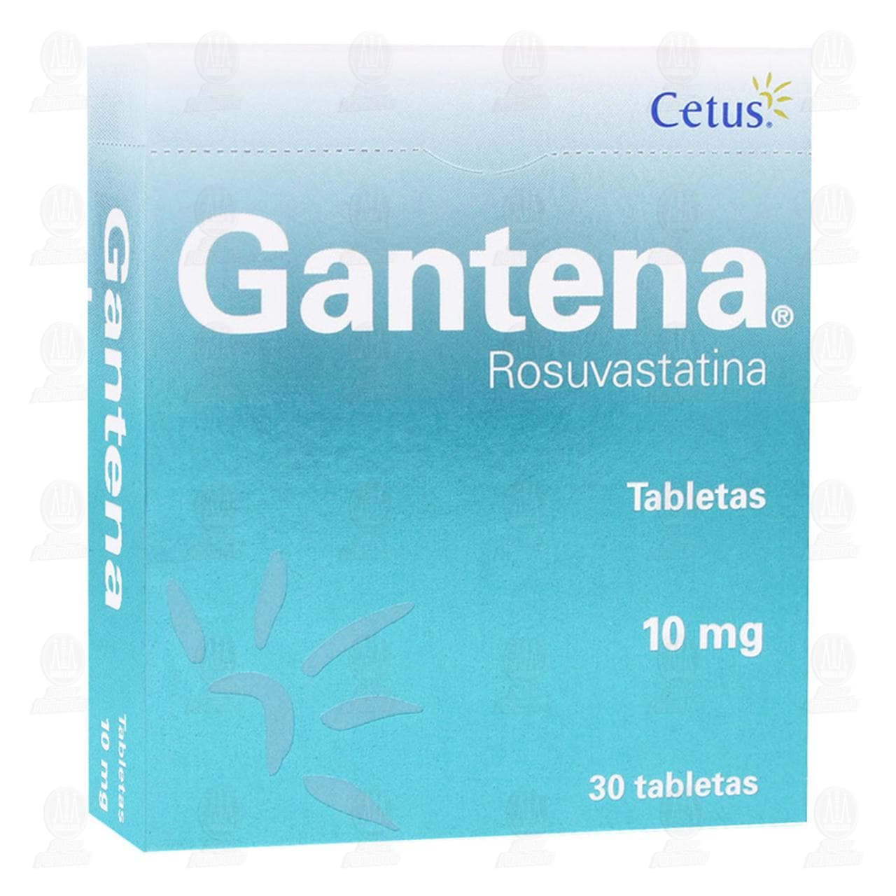 Gantena 10 mg, 30 Tabletas.