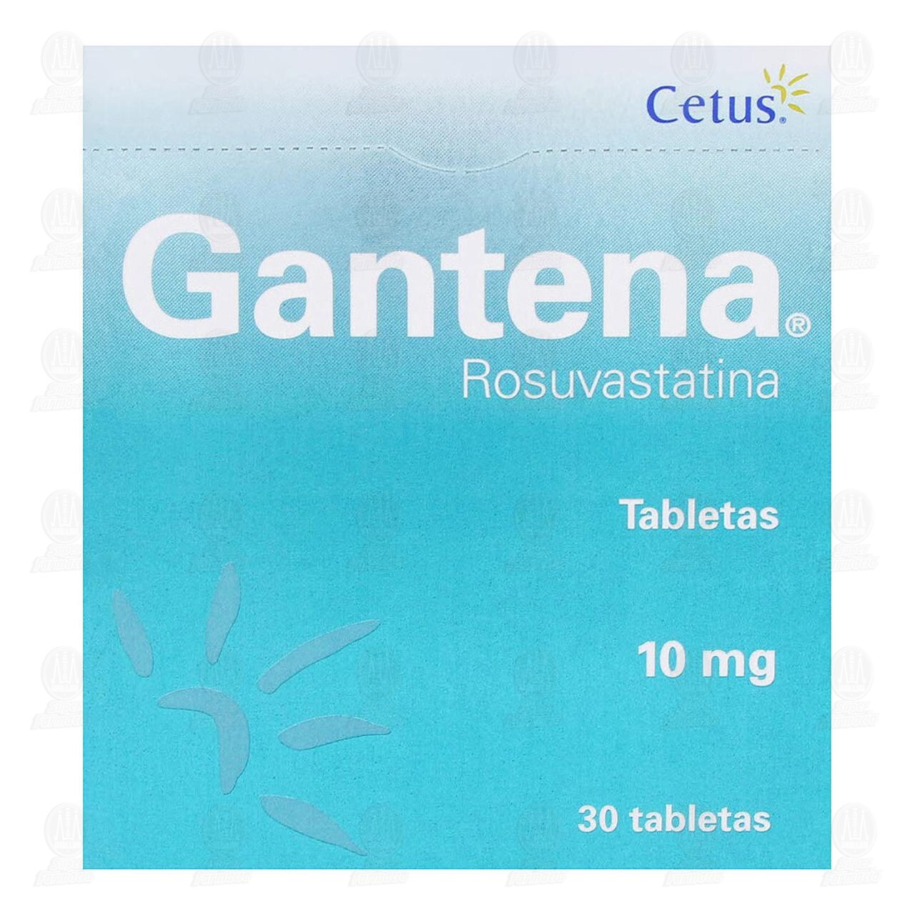 Gantena 10 mg, 30 Tabletas. image number 1