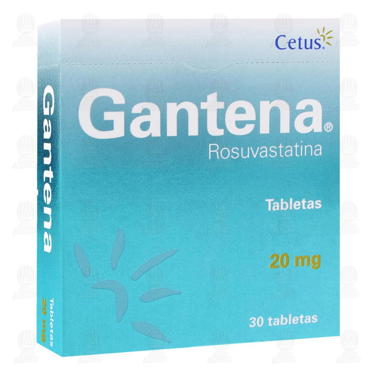 Gantena 20 mg, 30 Tabletas. image number 0