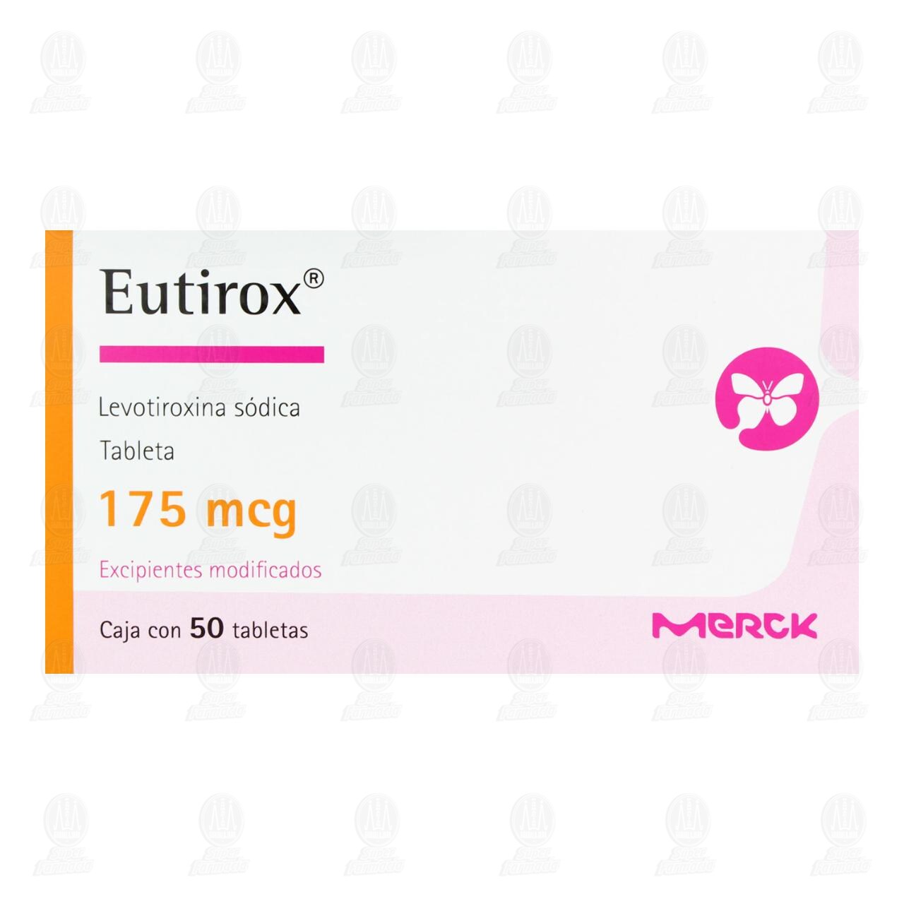 Eutirox 175 mcg, 50 Tabletas. image number 1