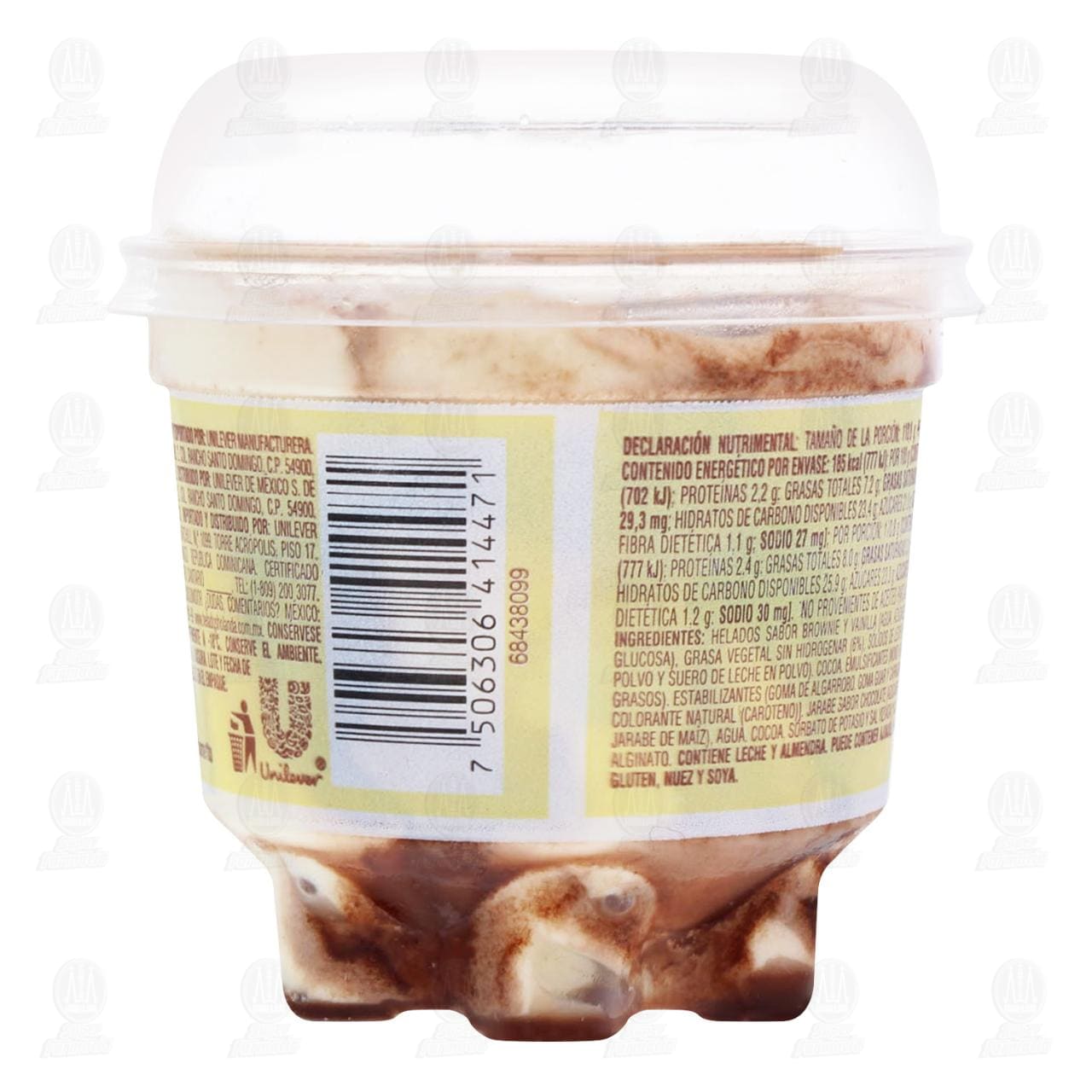 Helado Holanda Cornetto Sabor Brownie y Vainilla, 190 ml. image number 2