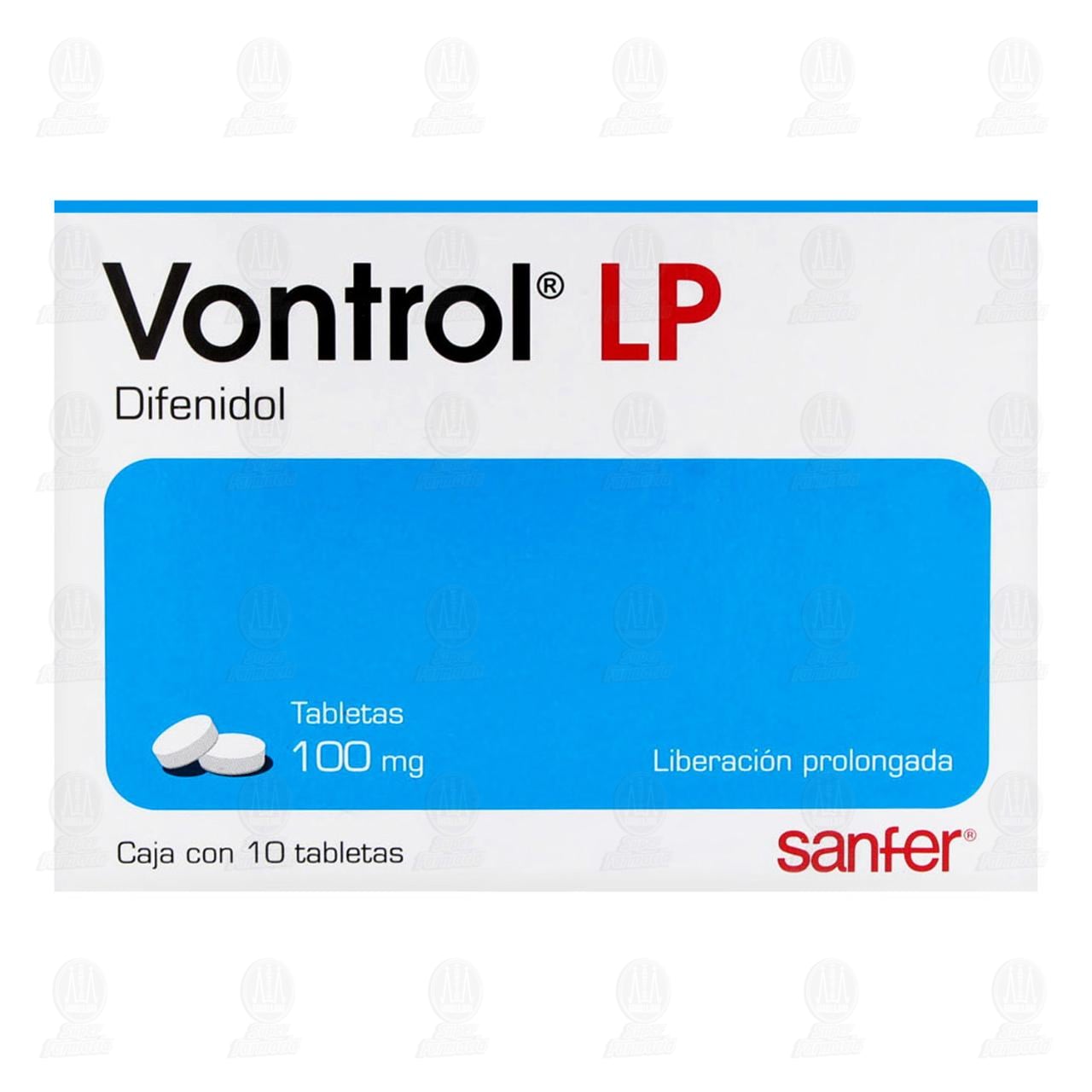 Vontrol LP 100 mg, 10 Tabletas. image number 1