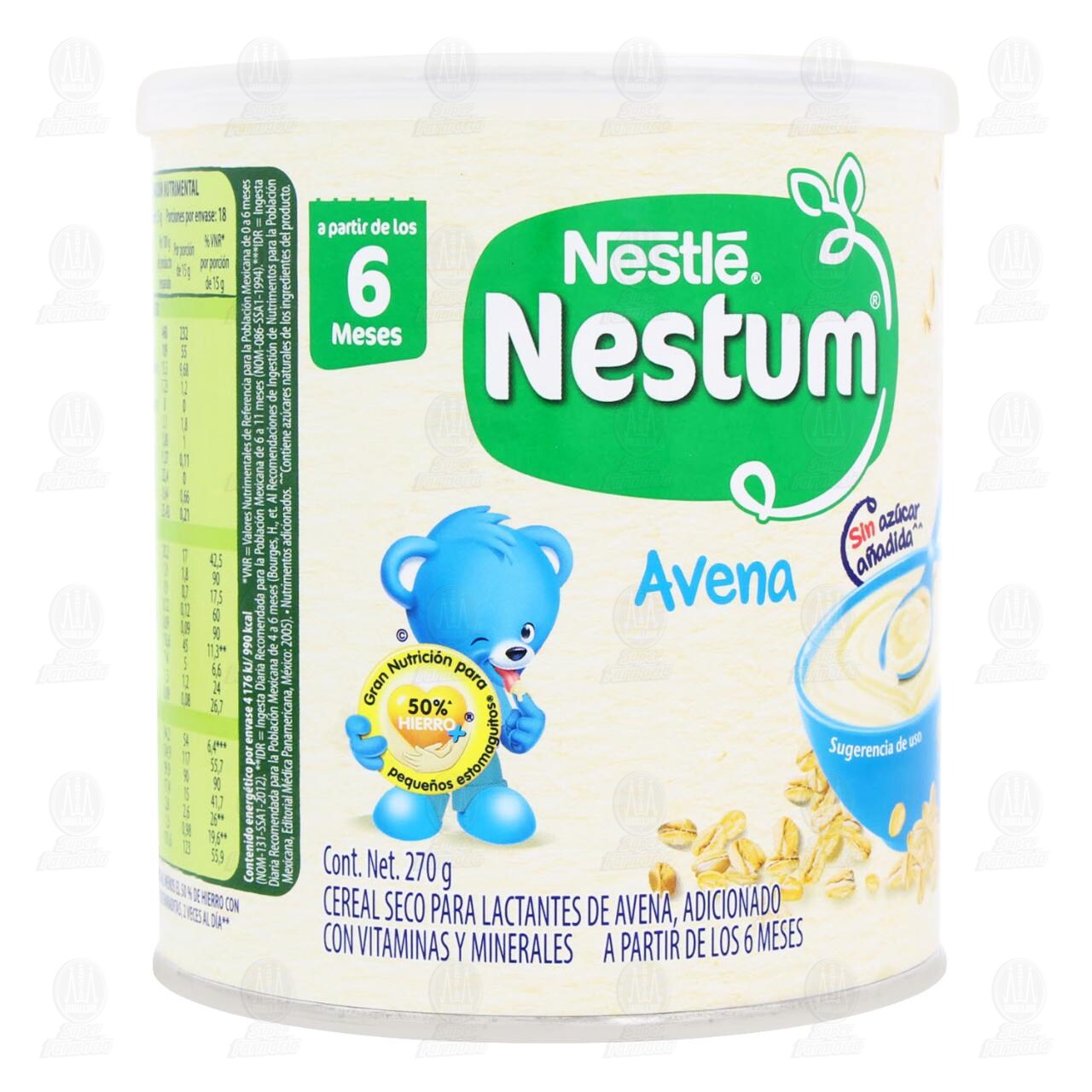 Cereal Infantil Nestum Etapa 1 Avena, 270 gr.