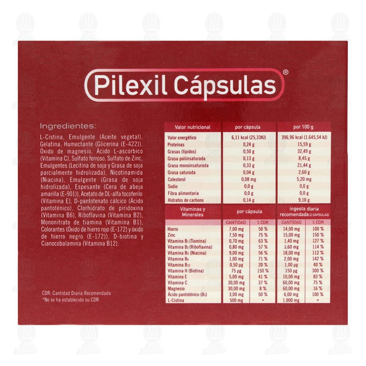 Pilexil  Cápsulas de Gelatina Blanda, 100 pzas. image number 2