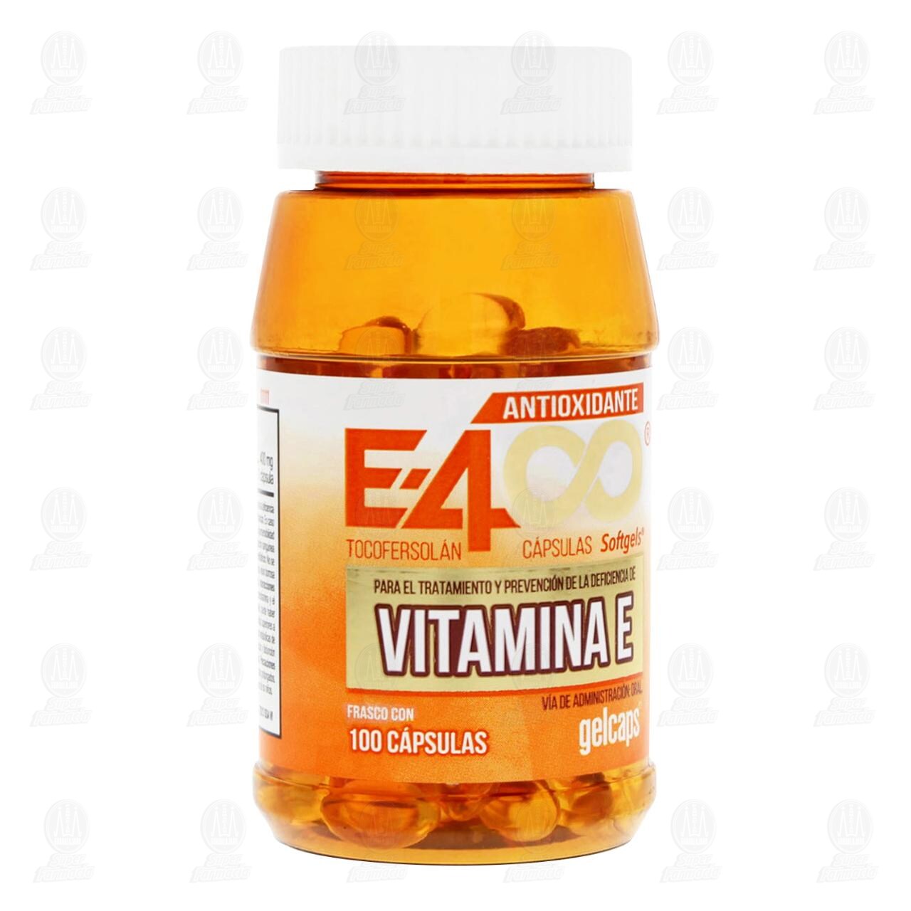 Vitamina E-400, 100 Cápsulas Gelcaps. image number 0