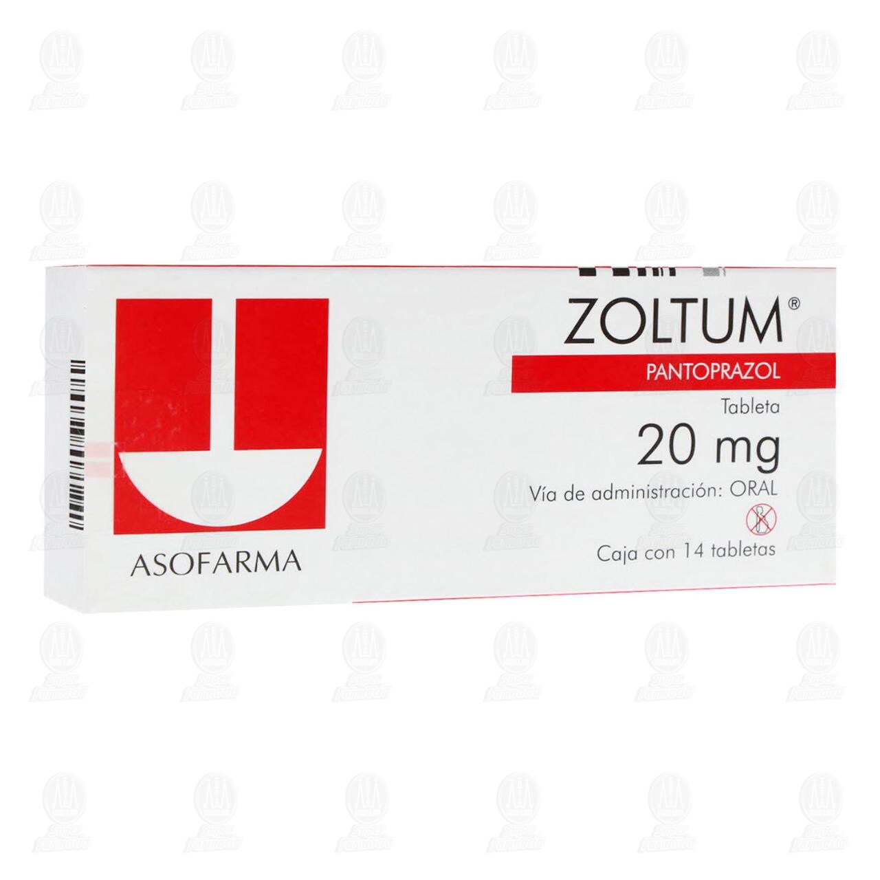 Zoltum 20 mg, 14 Tabletas. image number 0