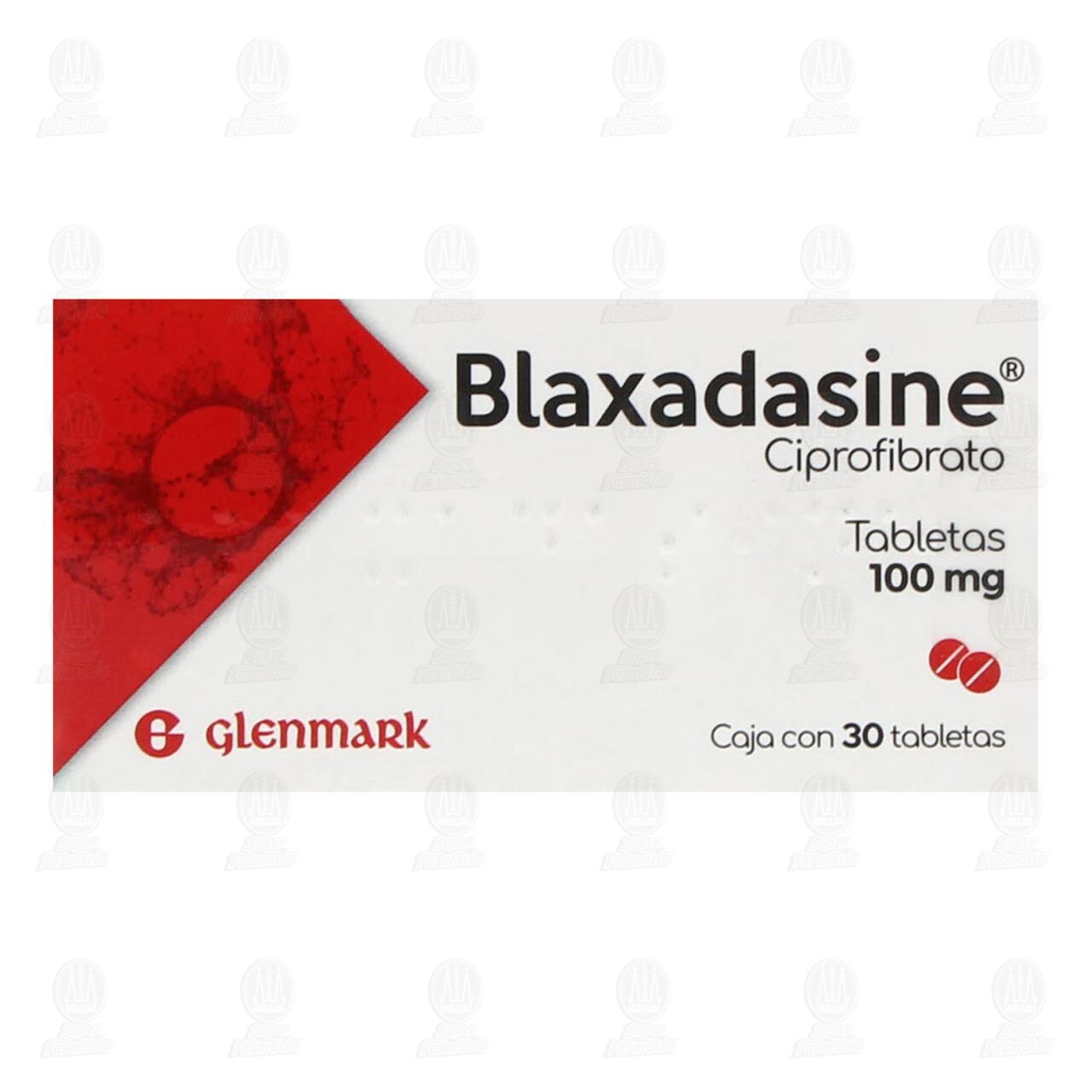 Blaxadasine 100 mg, 30 Tabletas. image number 1