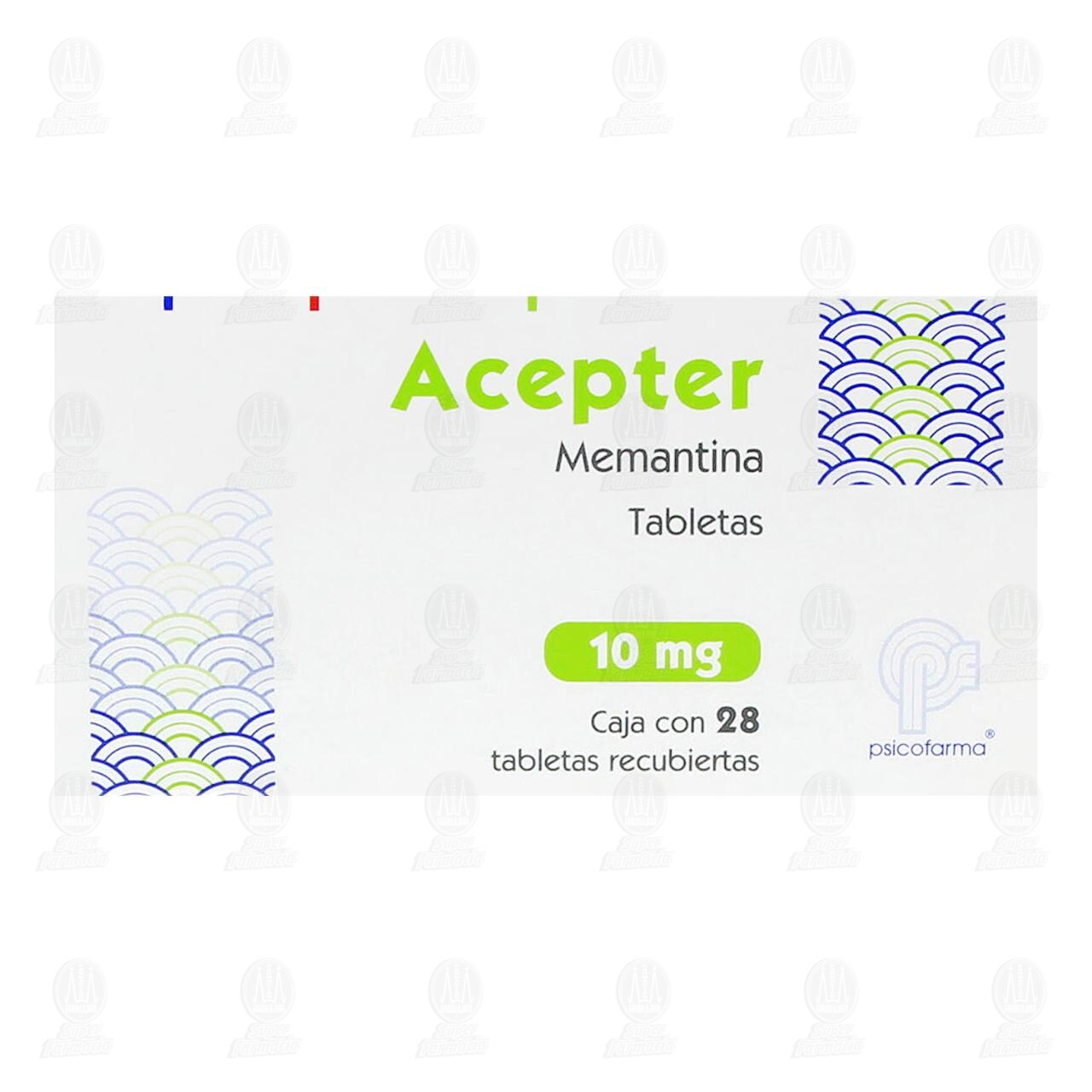 Acepter 10 mg, 28 Tabletas. image number 1