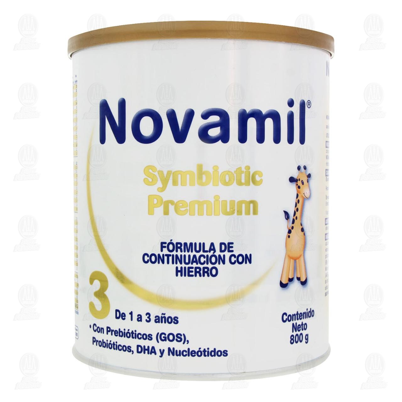 F&oacute;rmula L&aacute;ctea Novamil Symbiotic Premium Etapa 3 en Polvo (Edad 1-3 A&ntilde;os), 800 gr. image number 1
