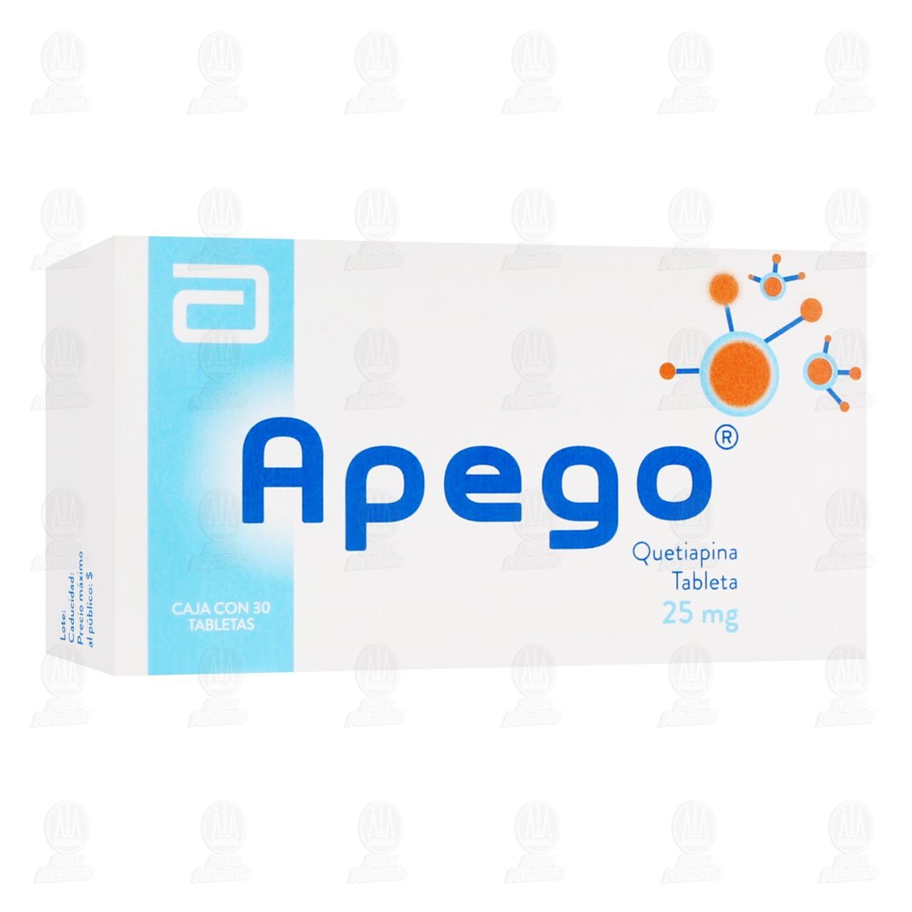 Apego 25 mg, 30 Tabletas.
