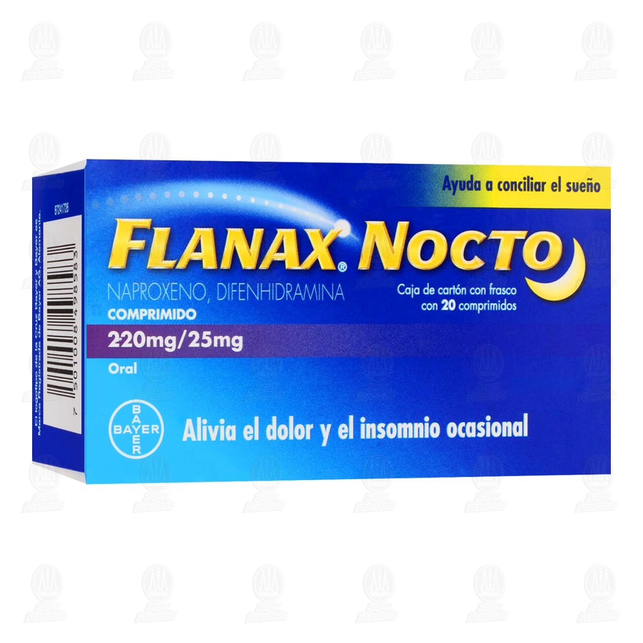 Flanax Nocto 2mg 25mg Comprimidos Flanax Nocto 2mg 25mg Comprimidos