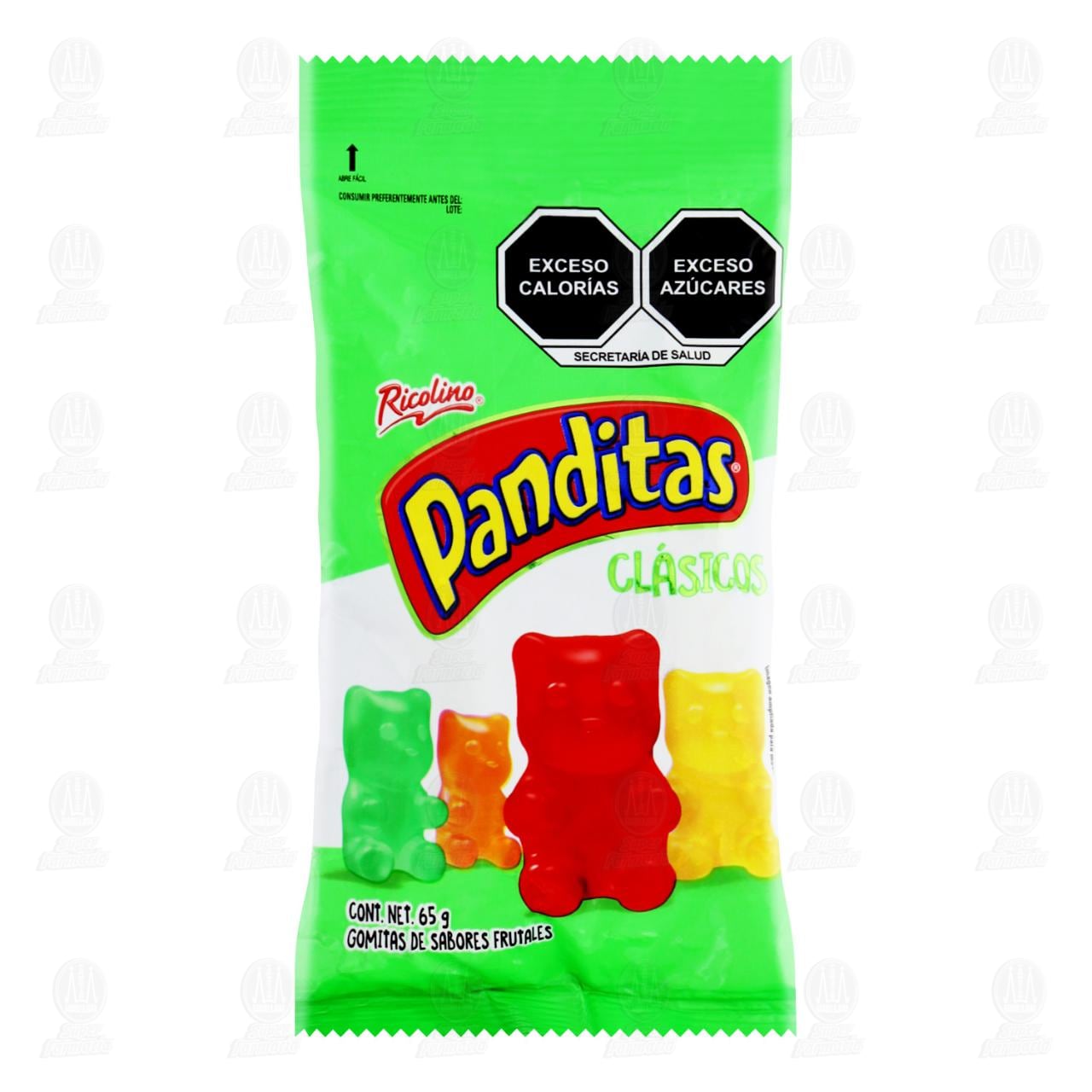 Ricolino Panditas Clásicos, 65 gr.