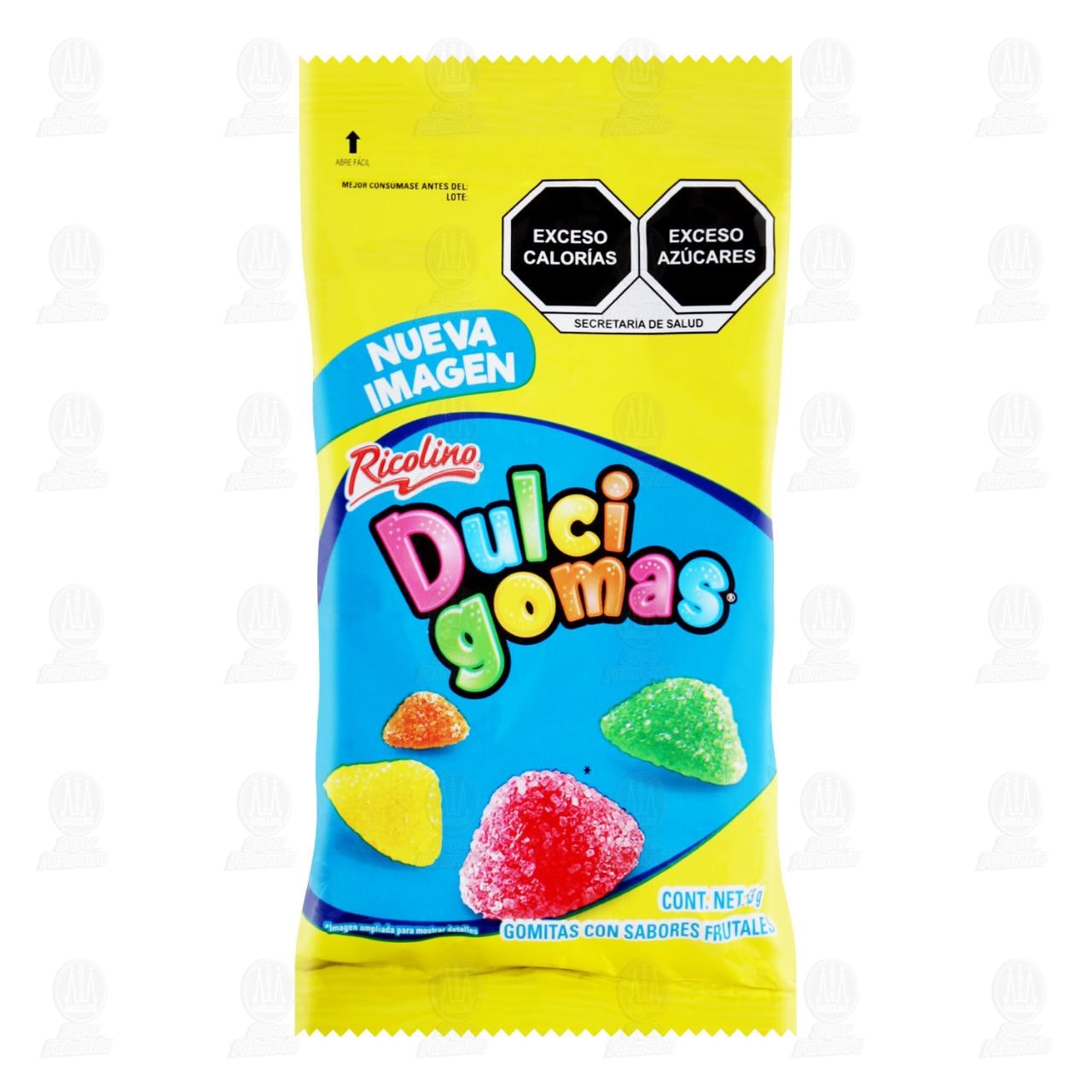 Ricolino Dulci Gomas Sabores Frutales, 63 gr. image number 0