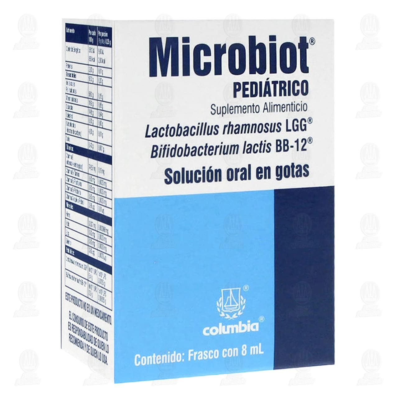 Microbiot Pedi&aacute;trico Soluci&oacute;n Oral Gotas, 8 ml. image number 0
