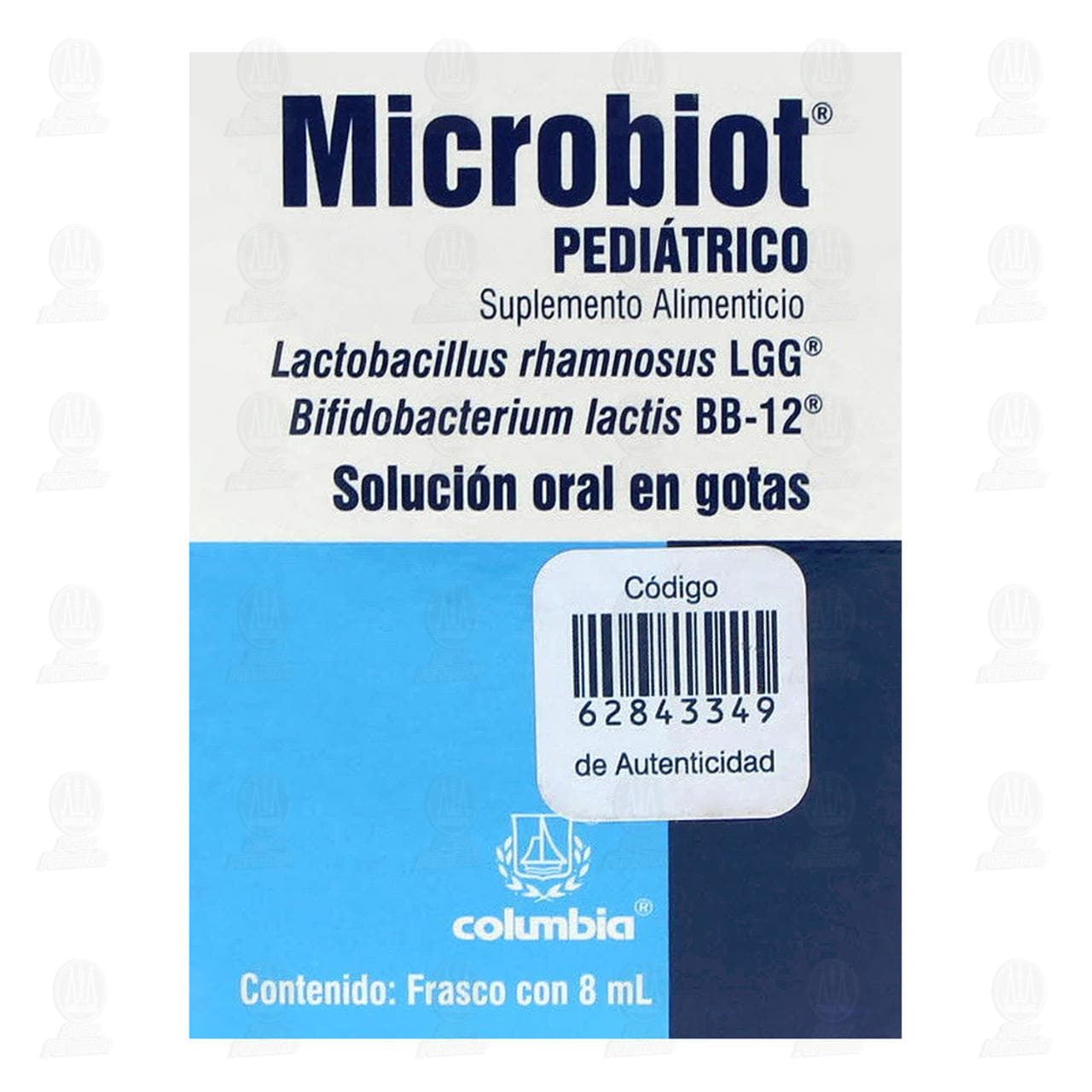 Microbiot Pedi&aacute;trico Soluci&oacute;n Oral Gotas, 8 ml. image number 1