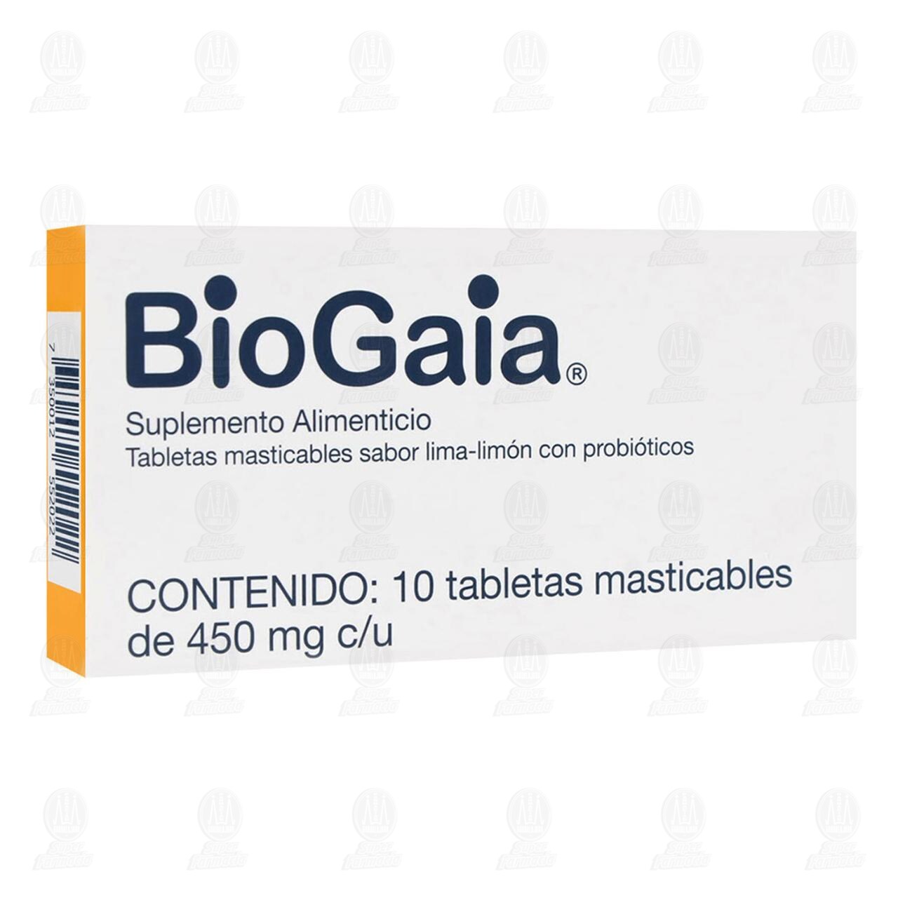 BioGaia 450 mg, 10 Tabletas.