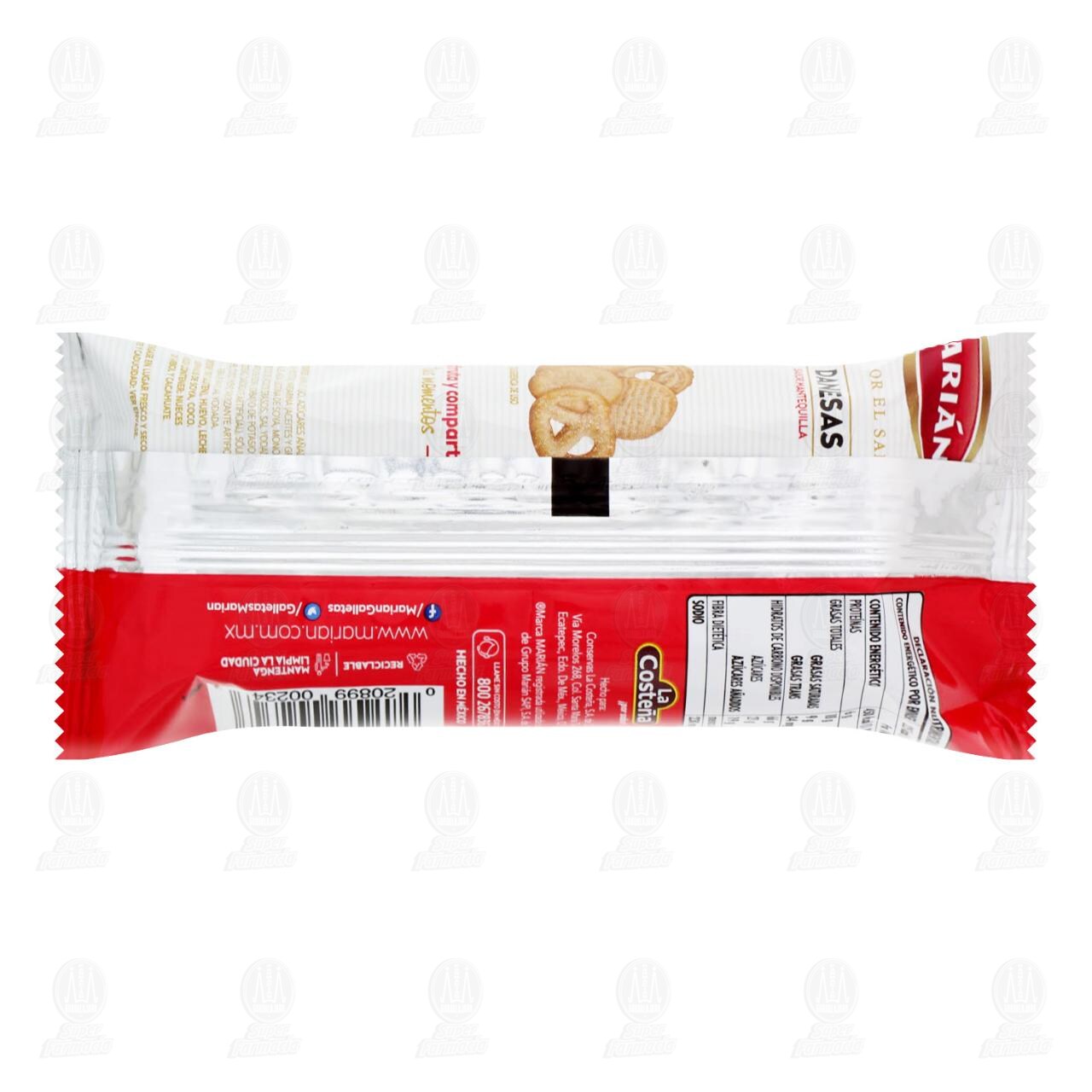 Galleta Mari&aacute;n Danesas Sabor Mantequilla, 50 gr. image number 1