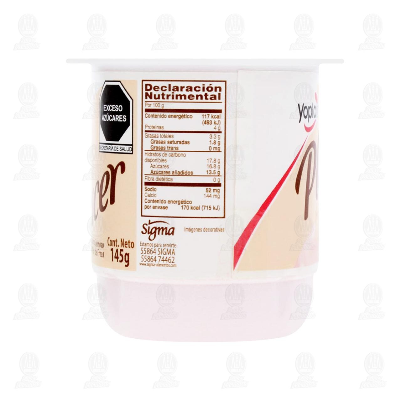 Yoghurt Yoplait Placer Pay de Fresa, 145 gr. image number 2