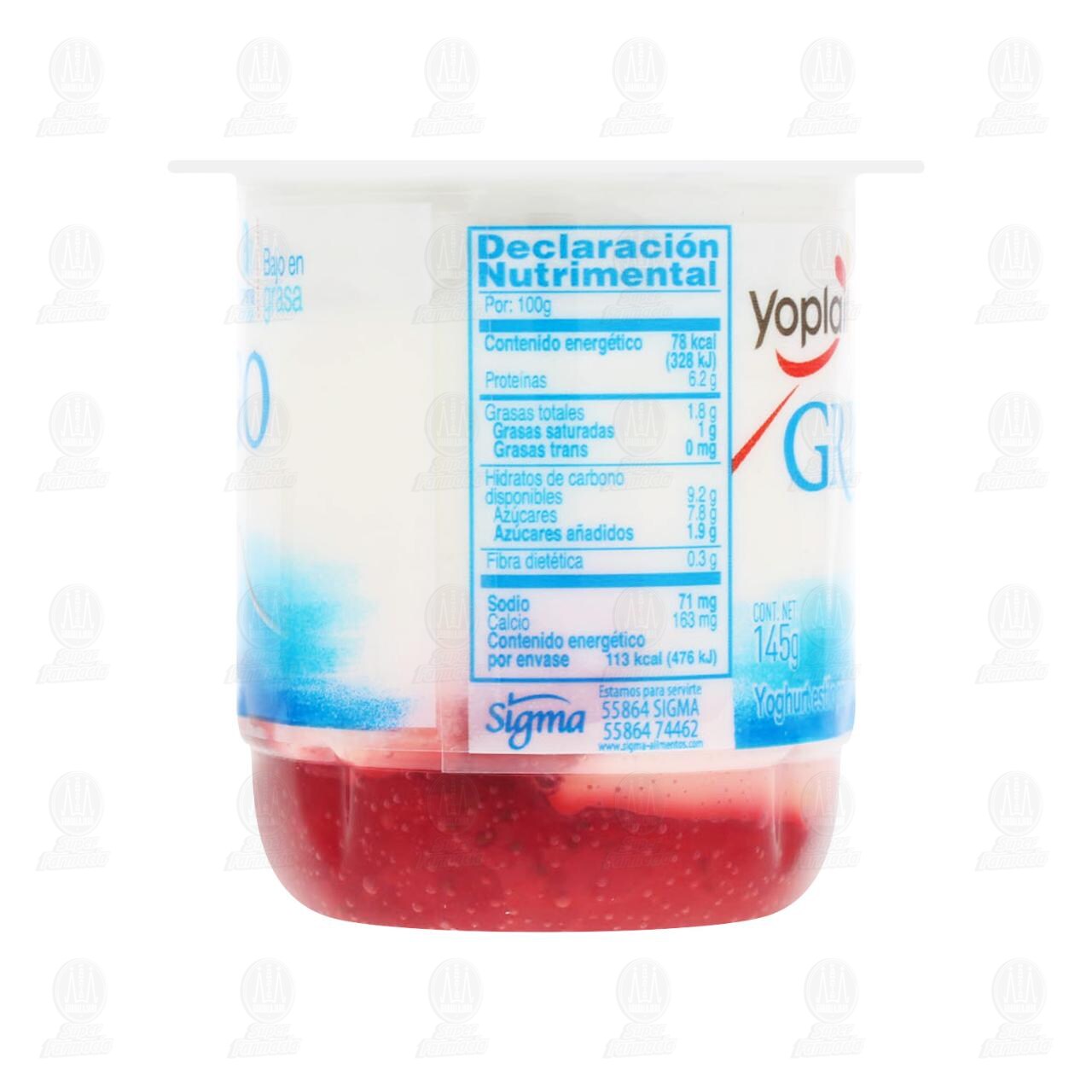 Yoghurt Yoplait Griego Fresa, 145 gr. image number 2