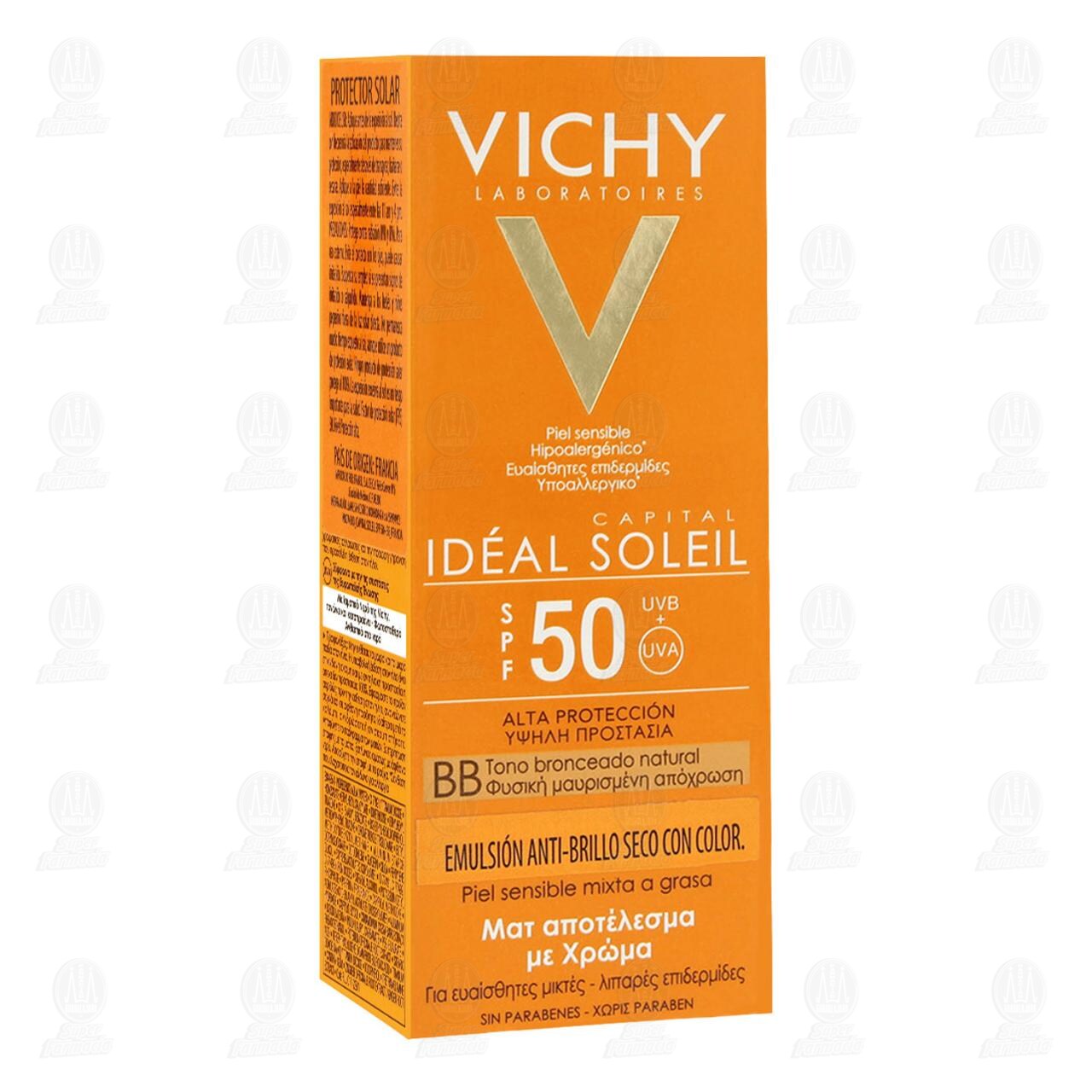 Vichy Ideal Soleil FPS50 Toque seco con color, 50 ml. image number 0