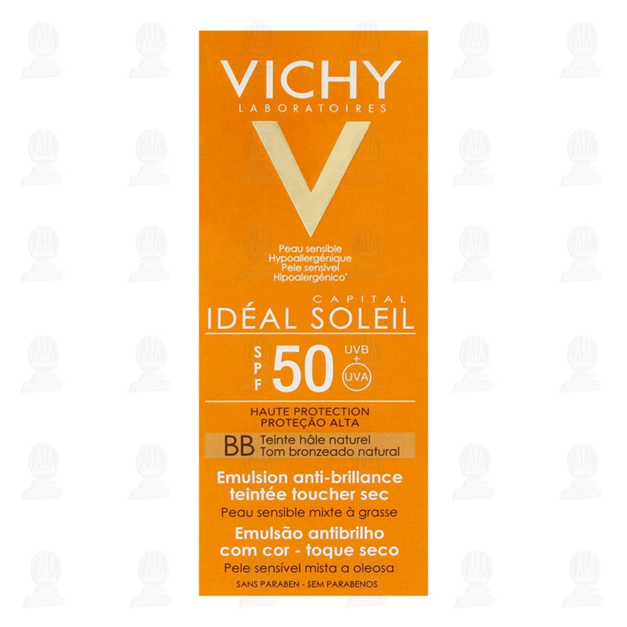 Vichy Ideal Soleil FPS50 Toque seco con color, 50 ml. image number 2