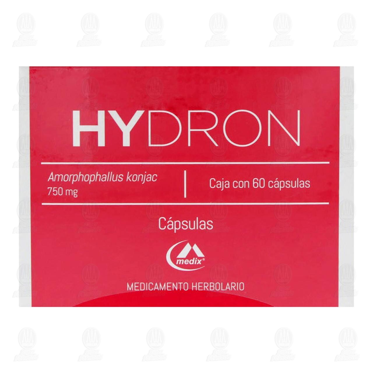 Hydron 750 mg, 60 C&aacute;psulas. image number 1
