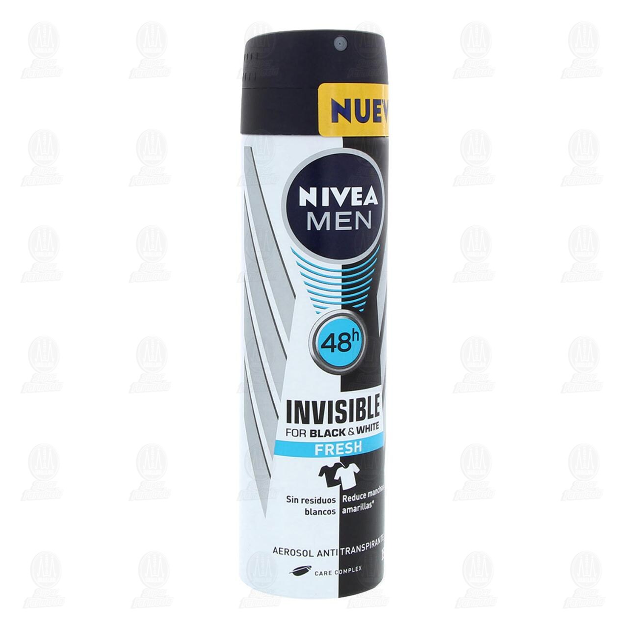 Nivea Men Desodorante Antitranspirante Hombre Invisible Black & White Fresh Spray, 150ml.