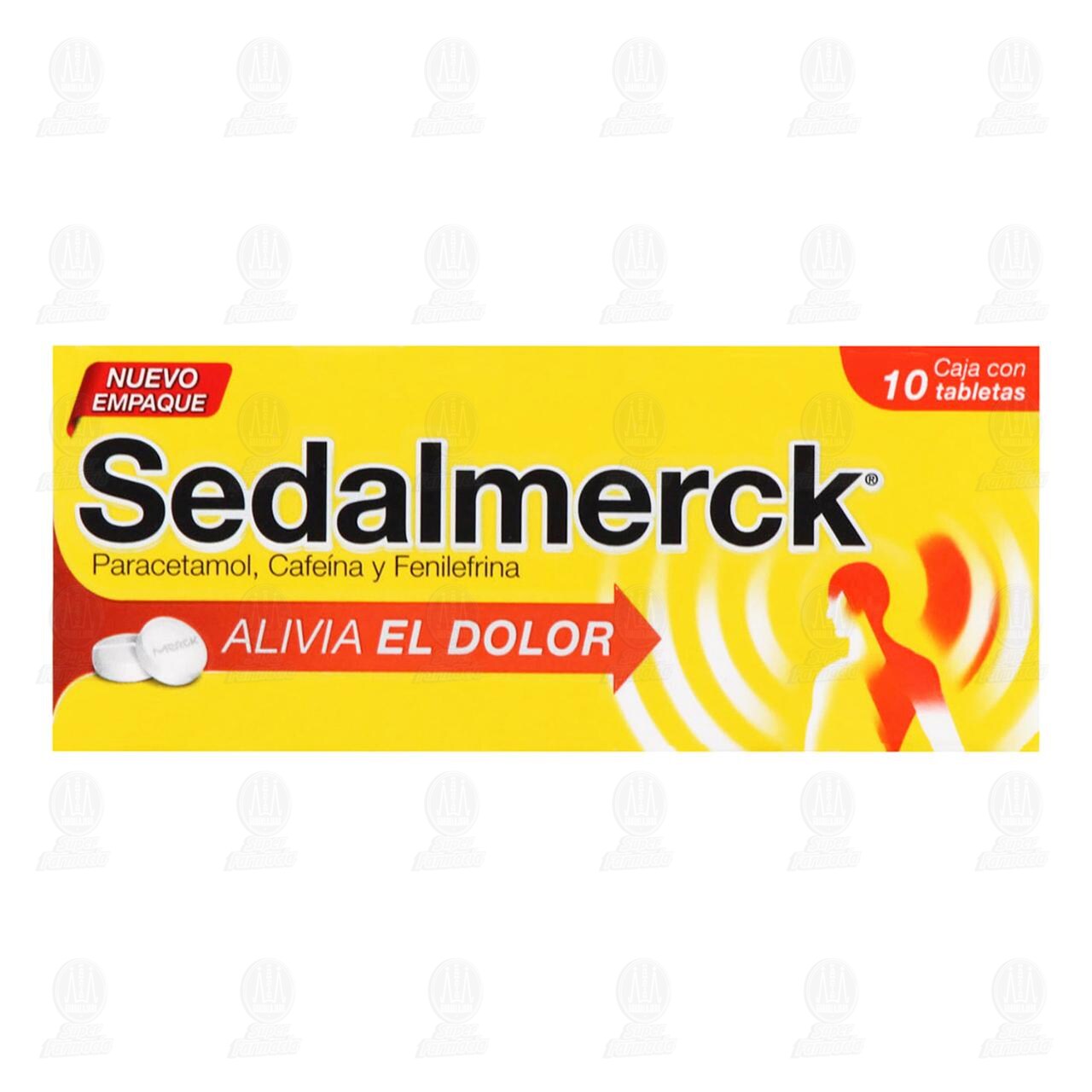 Sedalmerck, 10 Tabletas. image number 0