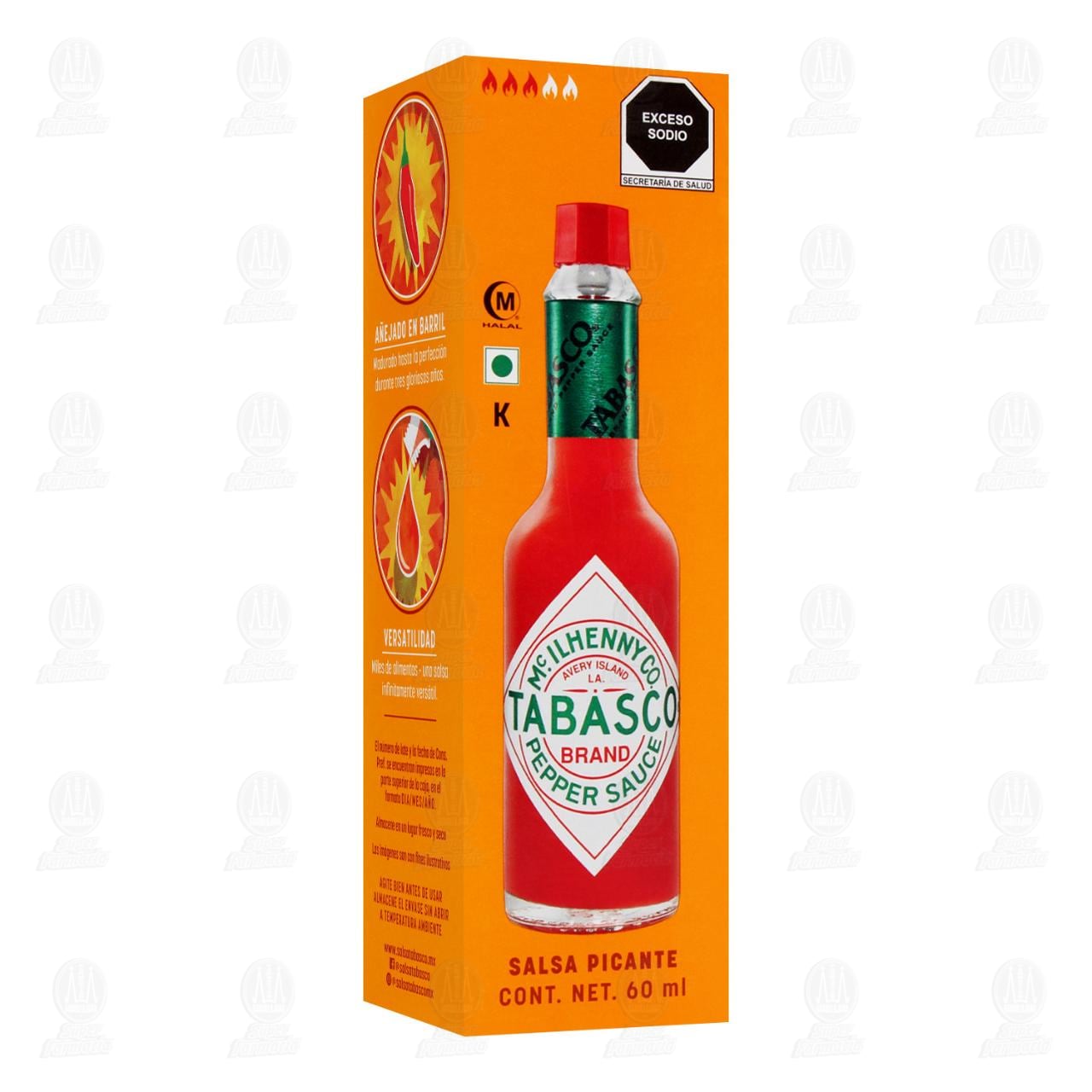 Imagen para Salsa Picante Tabasco, 60 ml.