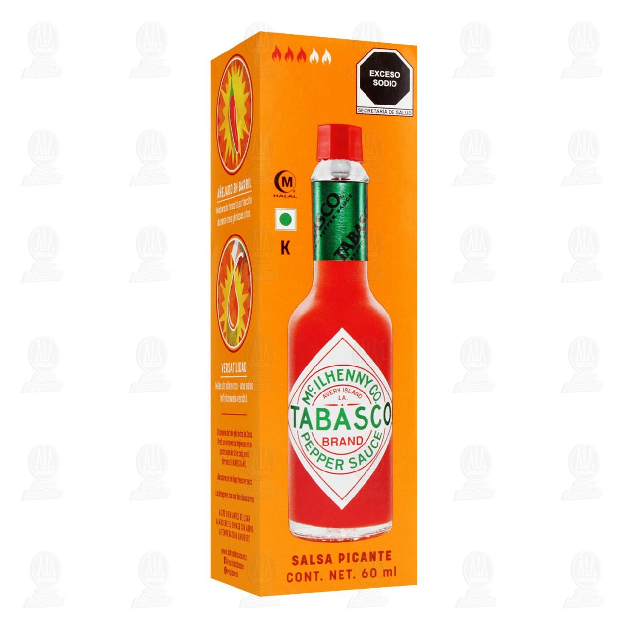 Salsa Picante Tabasco, 60 ml. image number 0