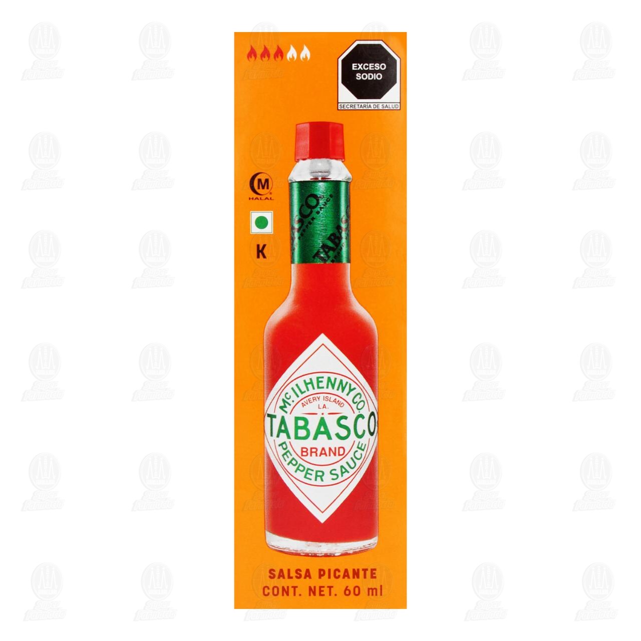 Salsa Picante Tabasco, 60 ml. image number 1