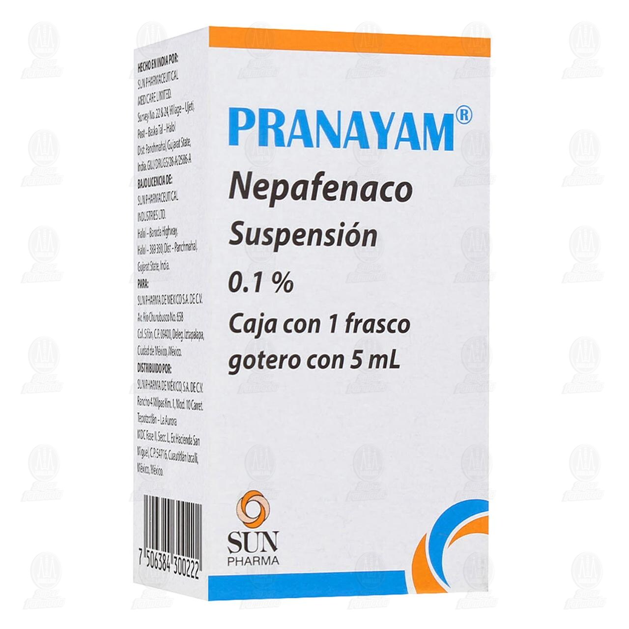 Pranayam 0.1% Suspensi&oacute;n Oft&aacute;lmica, 5 ml. image number 0
