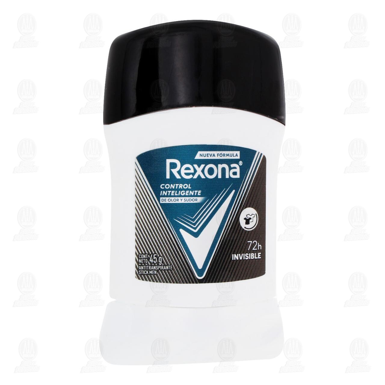 Antitranspirante Rexona Men Invisible en Barra, 45 gr. image number 0