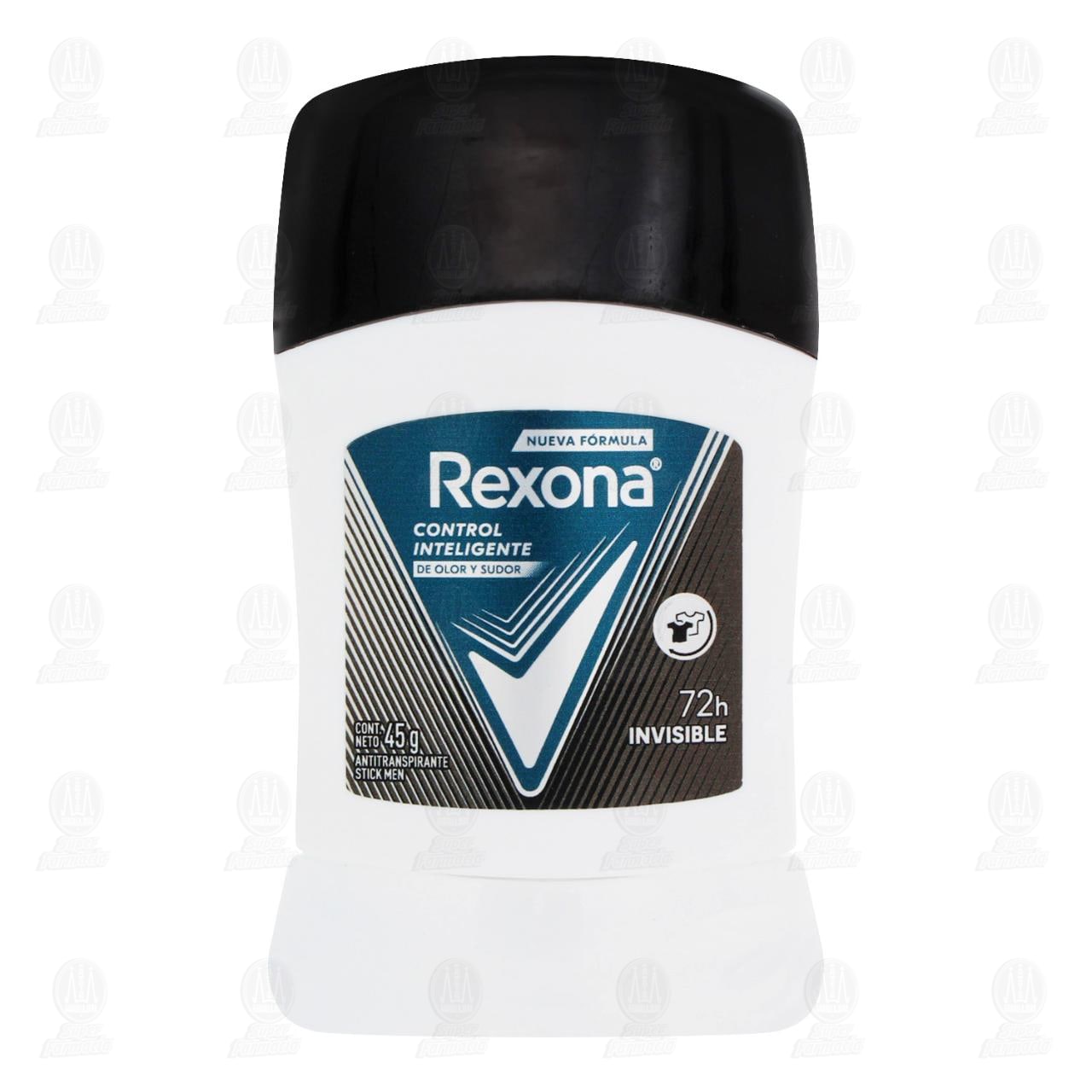 Antitranspirante Rexona Men Invisible en Barra, 45 gr. image number 1