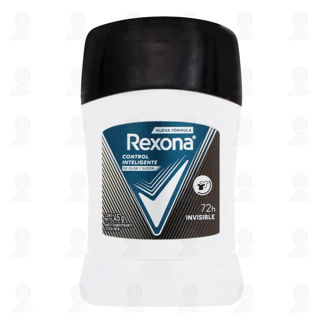 Antitranspirante Rexona Men Invisible en Barra, 45 gr. image number 1
