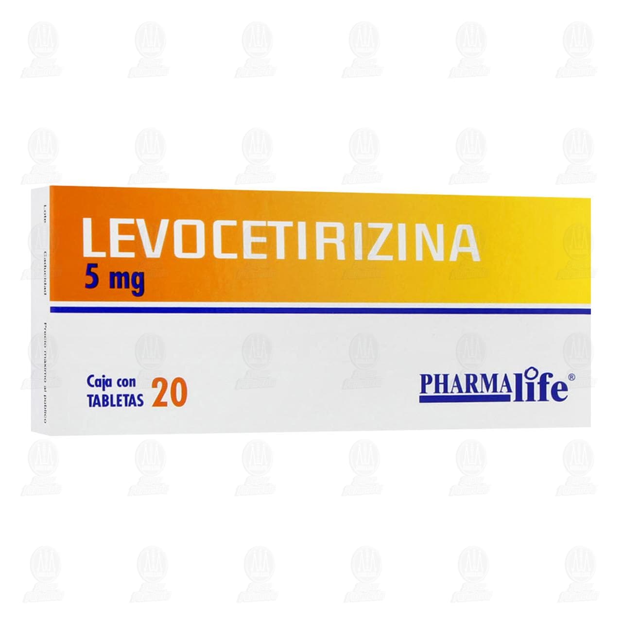 Levocetirizina 5 mg, 20 Tabletas Pharmalife. image number 0